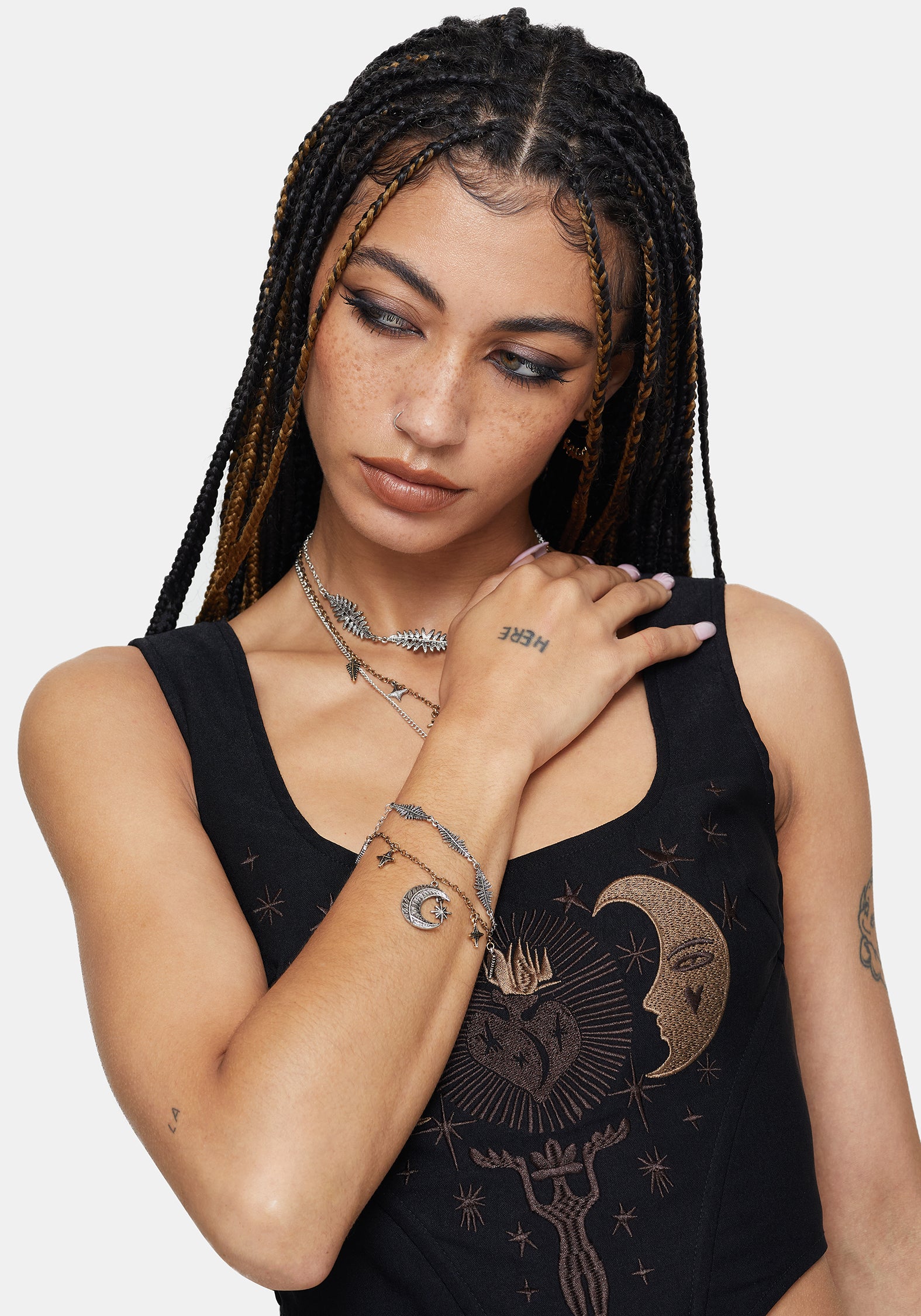 Abellona Mond Farn Gelagert Anhänger Armband - Image 3