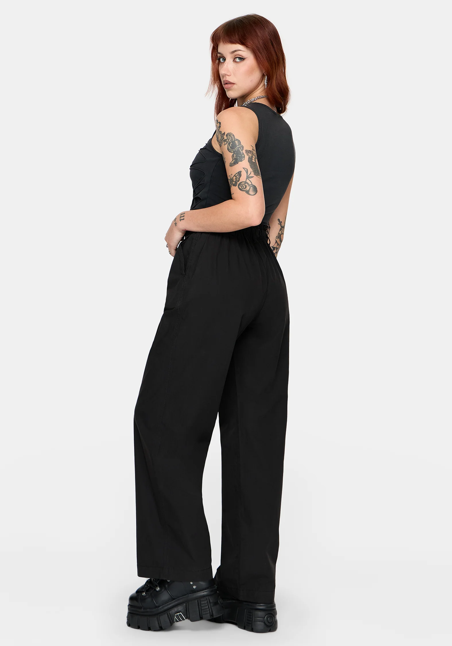 Ada Paperbag Tie Waist Trousers - Image 4