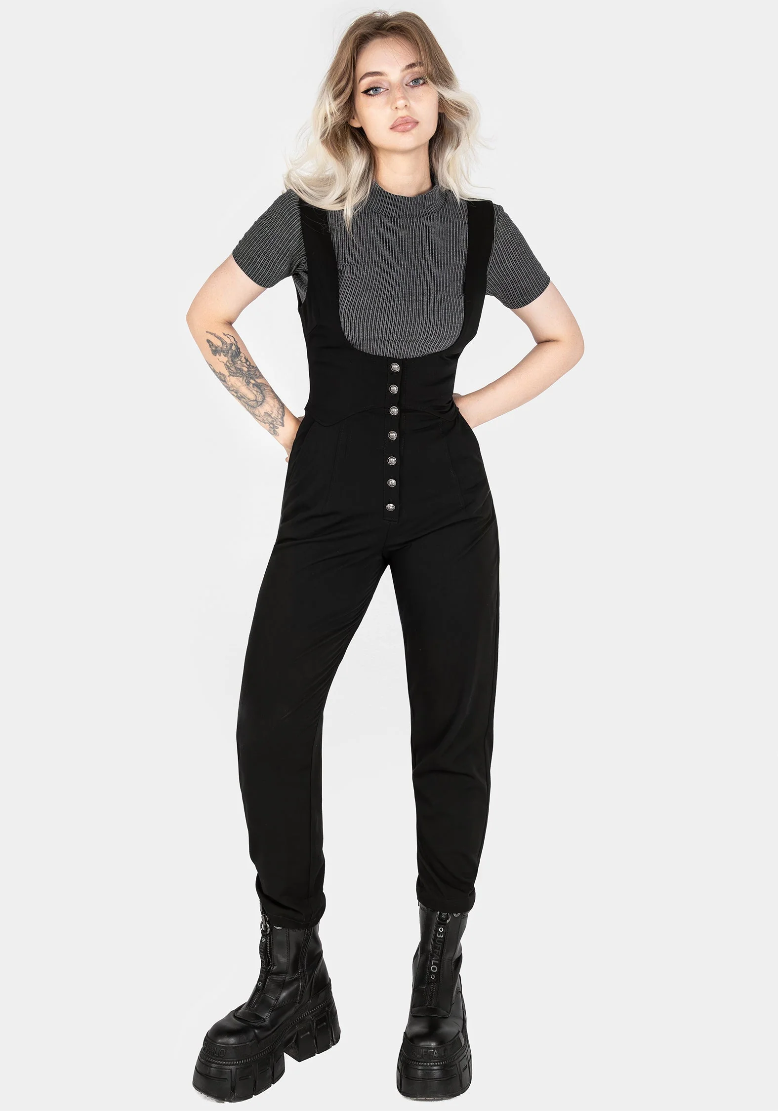 Alicia Massgeschneidert Hosenträger Overall - Image 4