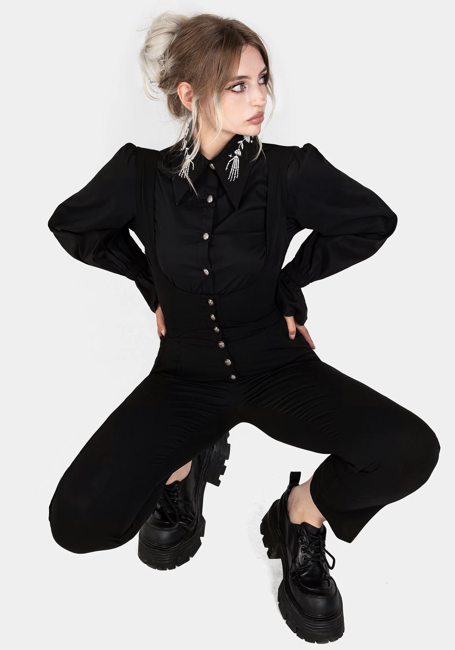 Alicia Massgeschneidert Hosenträger Overall - Image 7