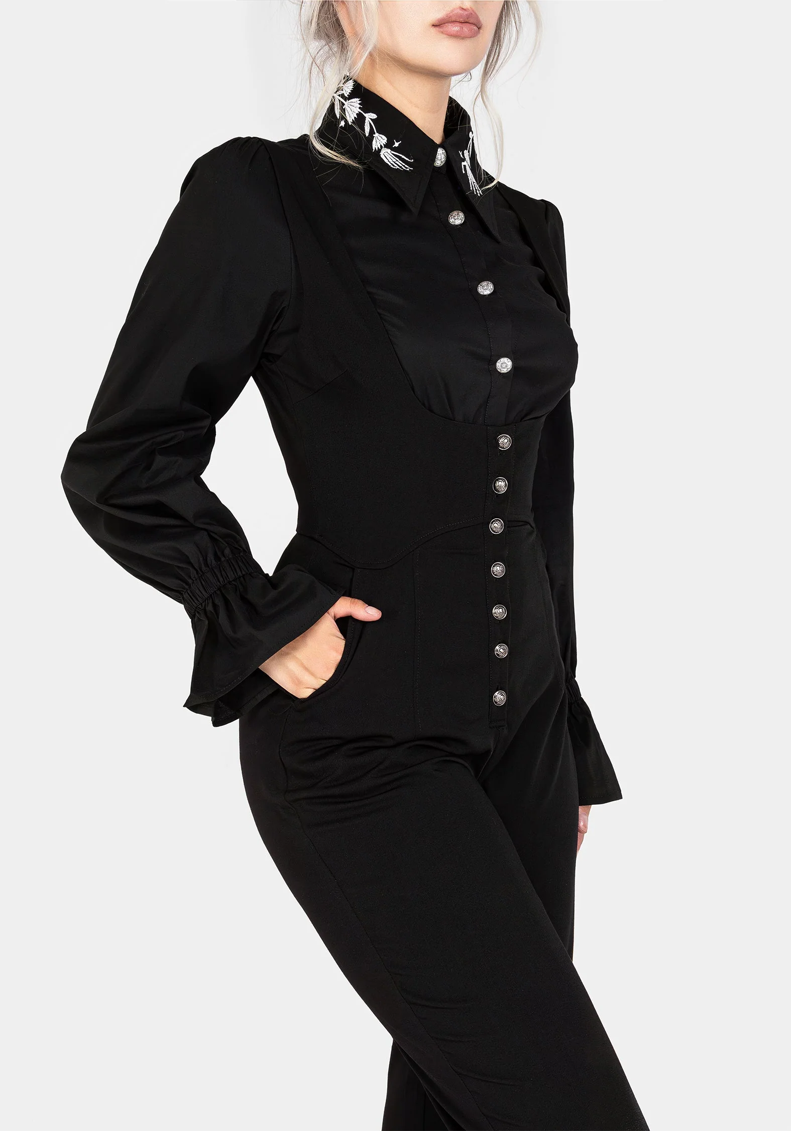Alicia Massgeschneidert Hosenträger Overall - Image 8
