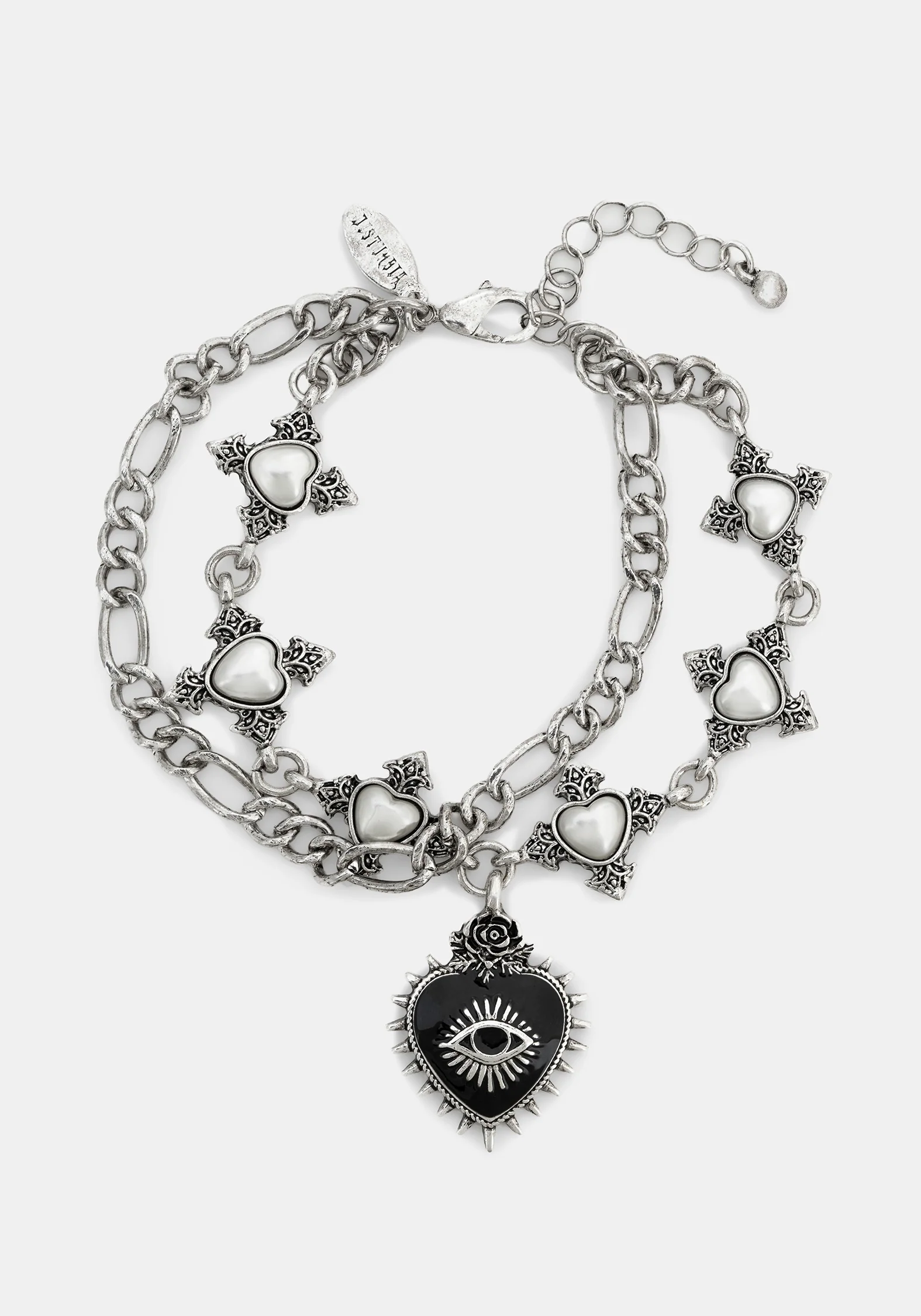 Amada Prickle Heilig Herz Gelagert Grobstrick Armband - Image 6