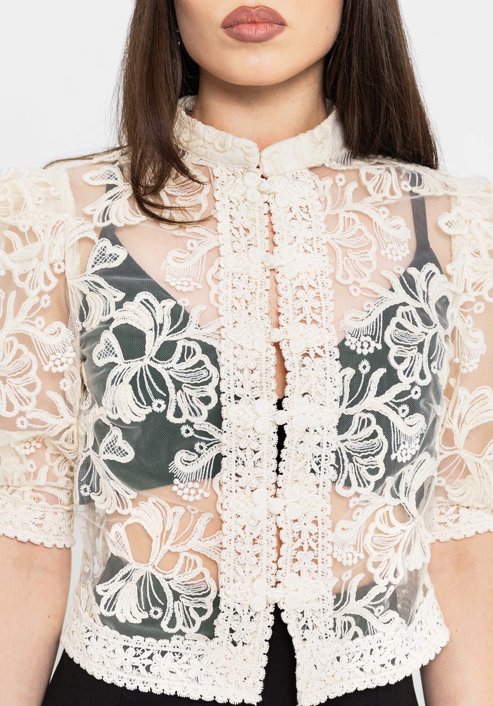 Angela Folk Embroidered Blouse - Image 5