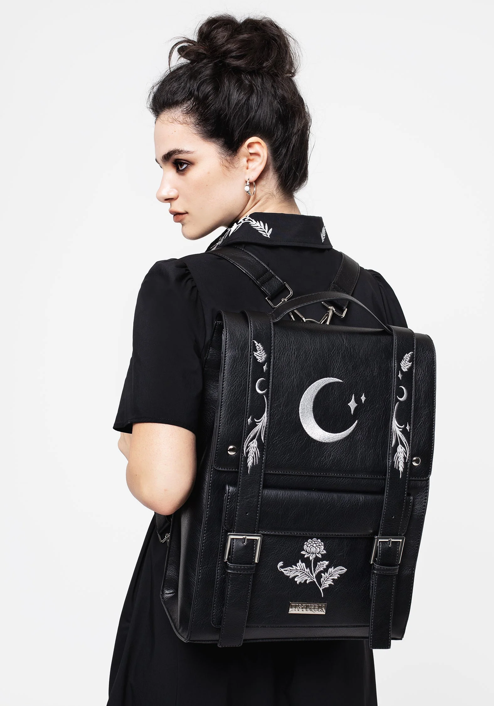 Aradia Bestickt Schulranzen Tasche - Image 2