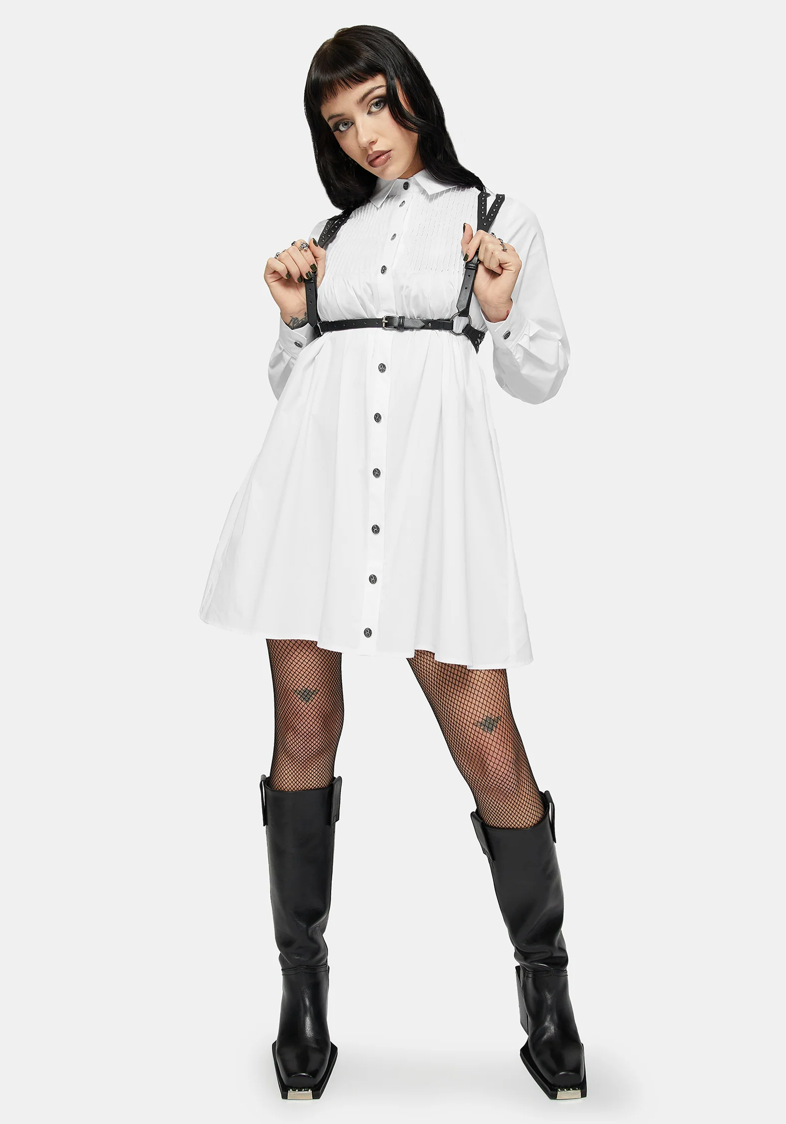 Arde Biesen Mini Hemd Kleid - Image 6