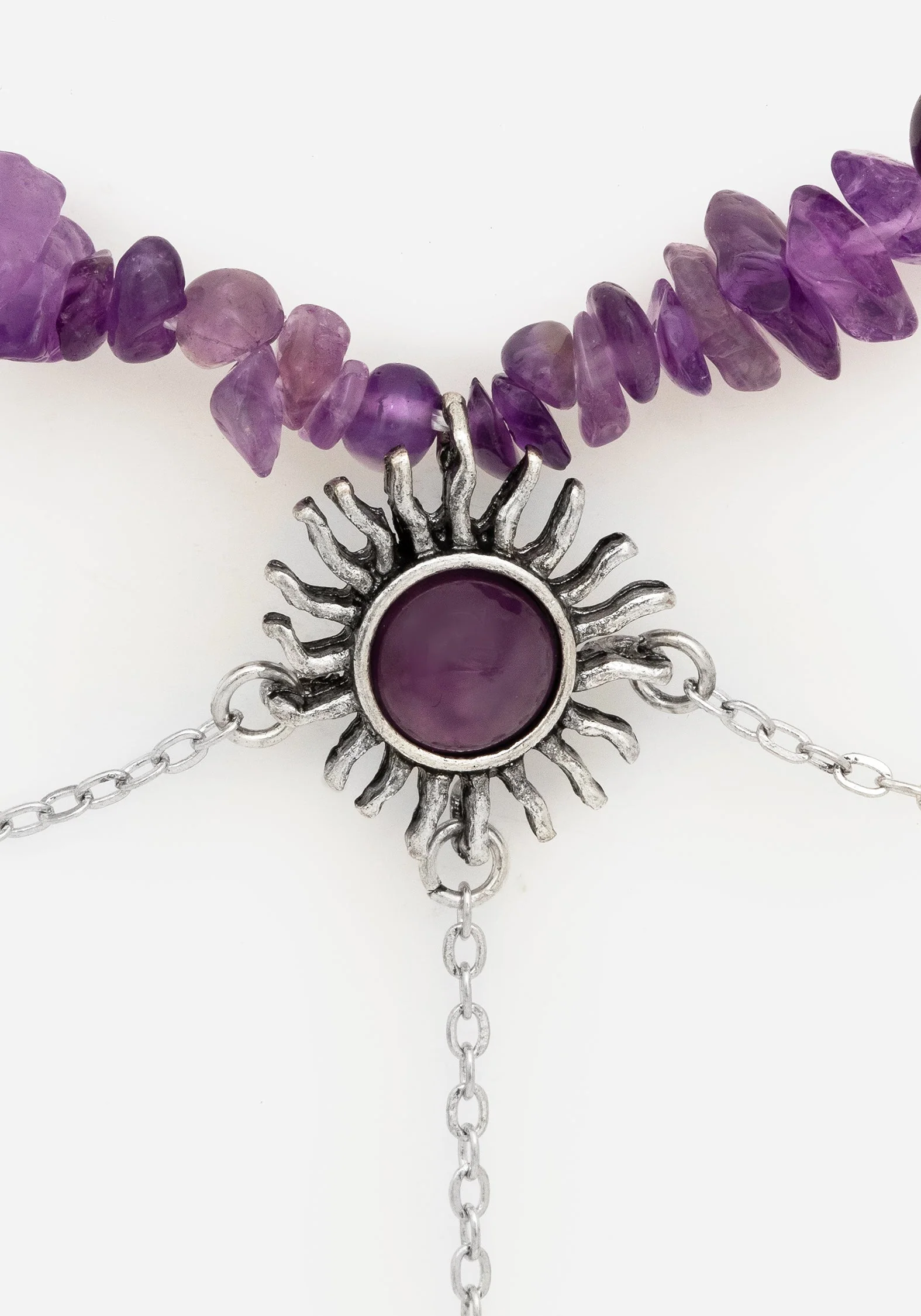 Aurora Edelstein Halsband Halskette - Lila - Image 2