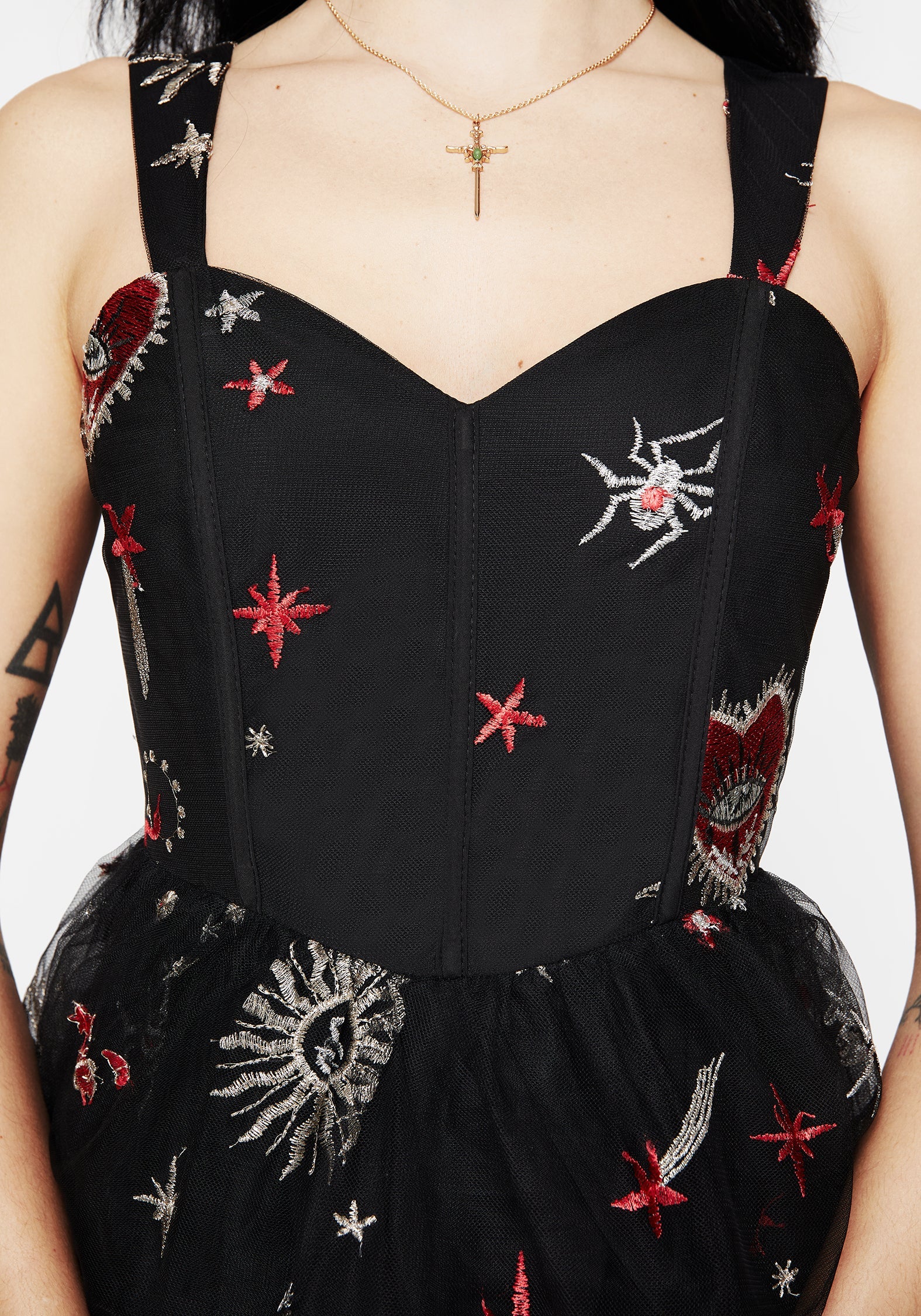 Bloodlust Cami Korsett Mini Kleid - Image 2