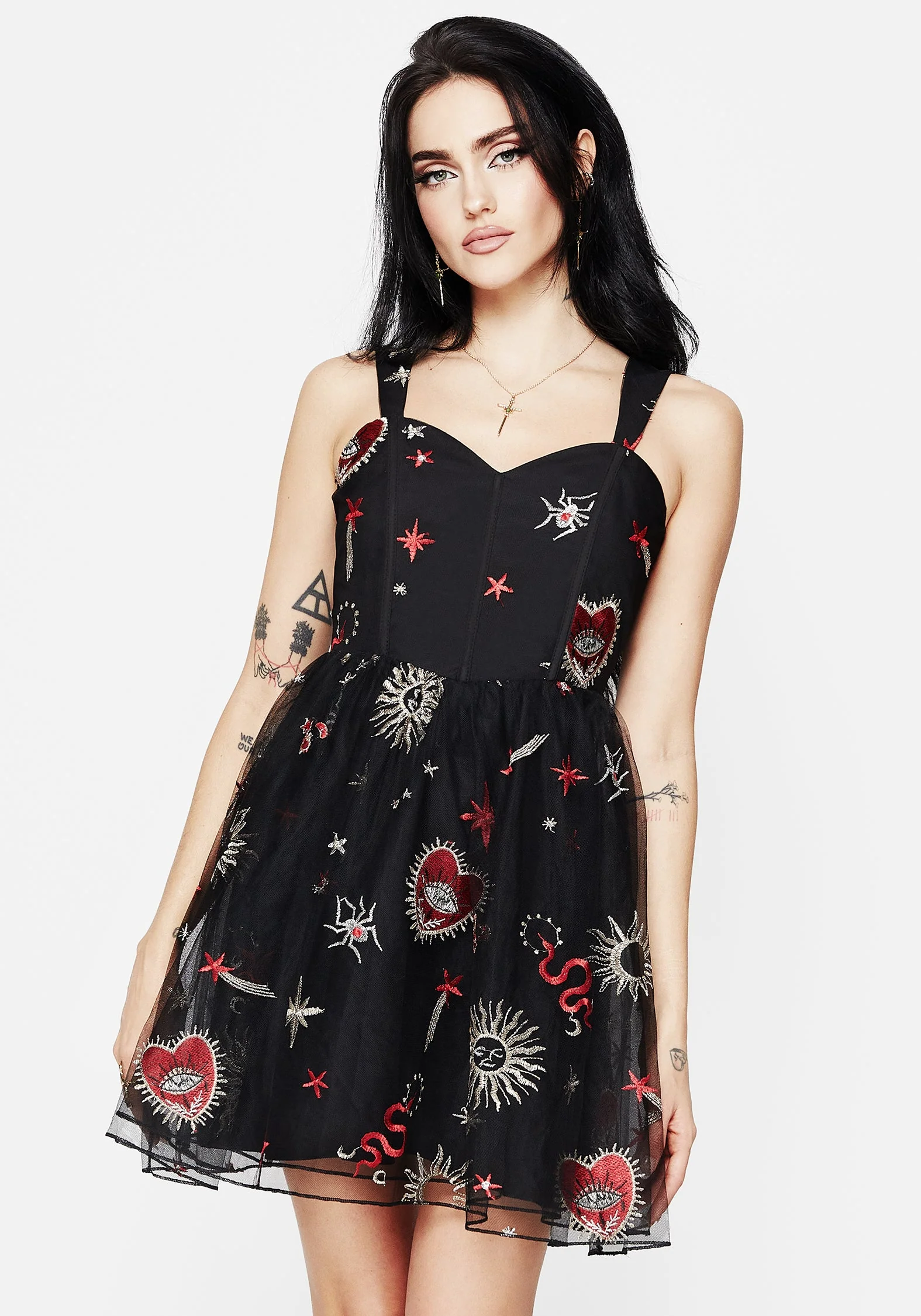 Bloodlust Cami Korsett Mini Kleid - Image 7