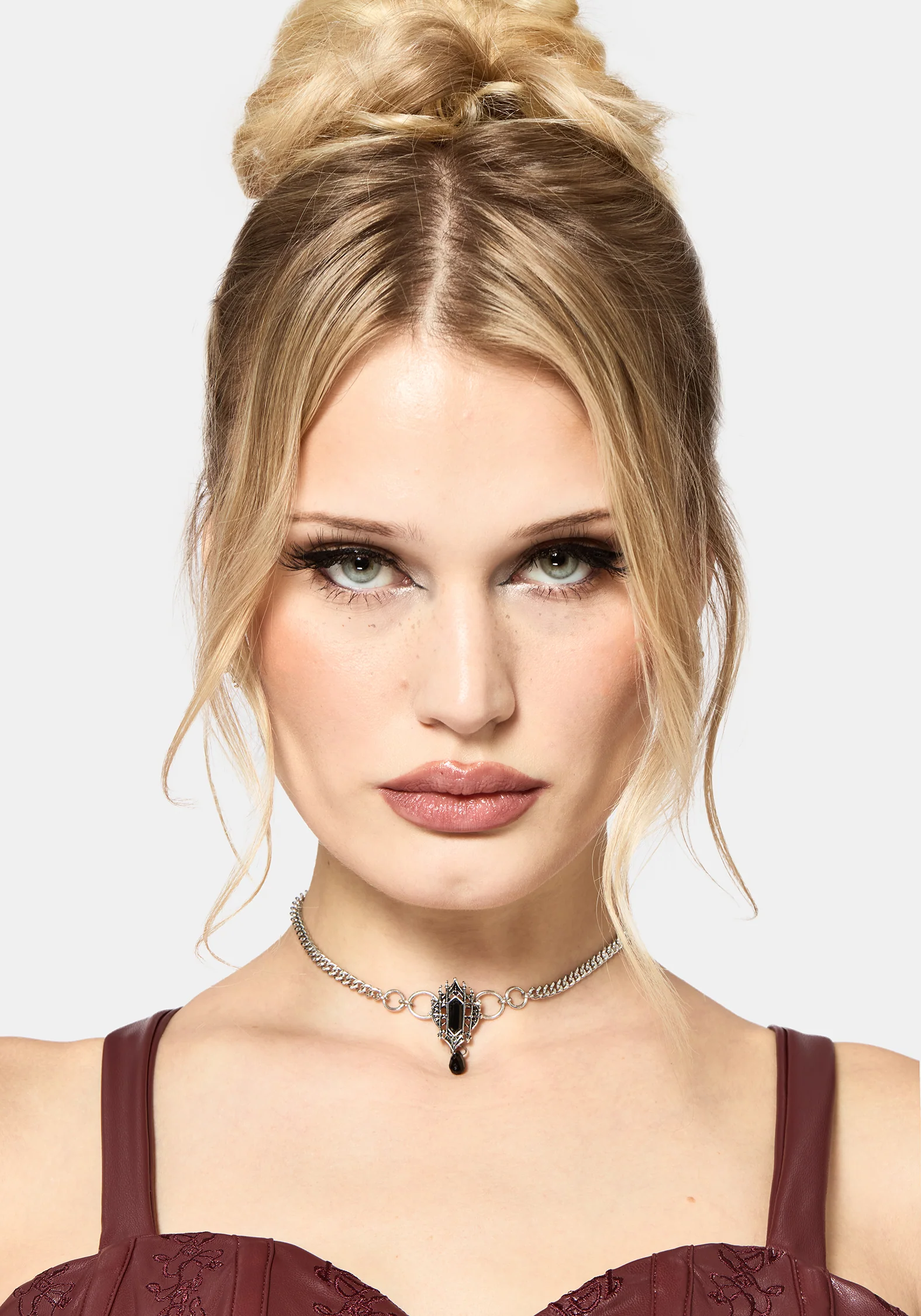 Cathedral Gothic Grobstrick Kette Halsband - Image 3