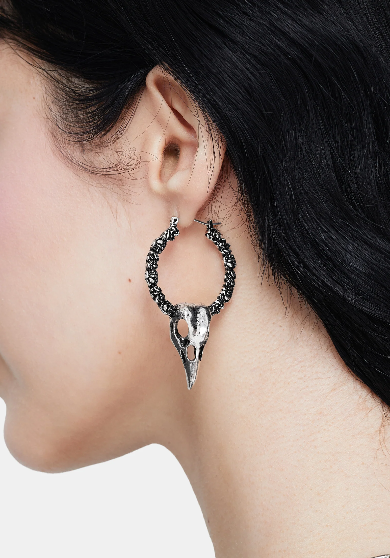 Corvus Bird Schädel Hoops - Image 5
