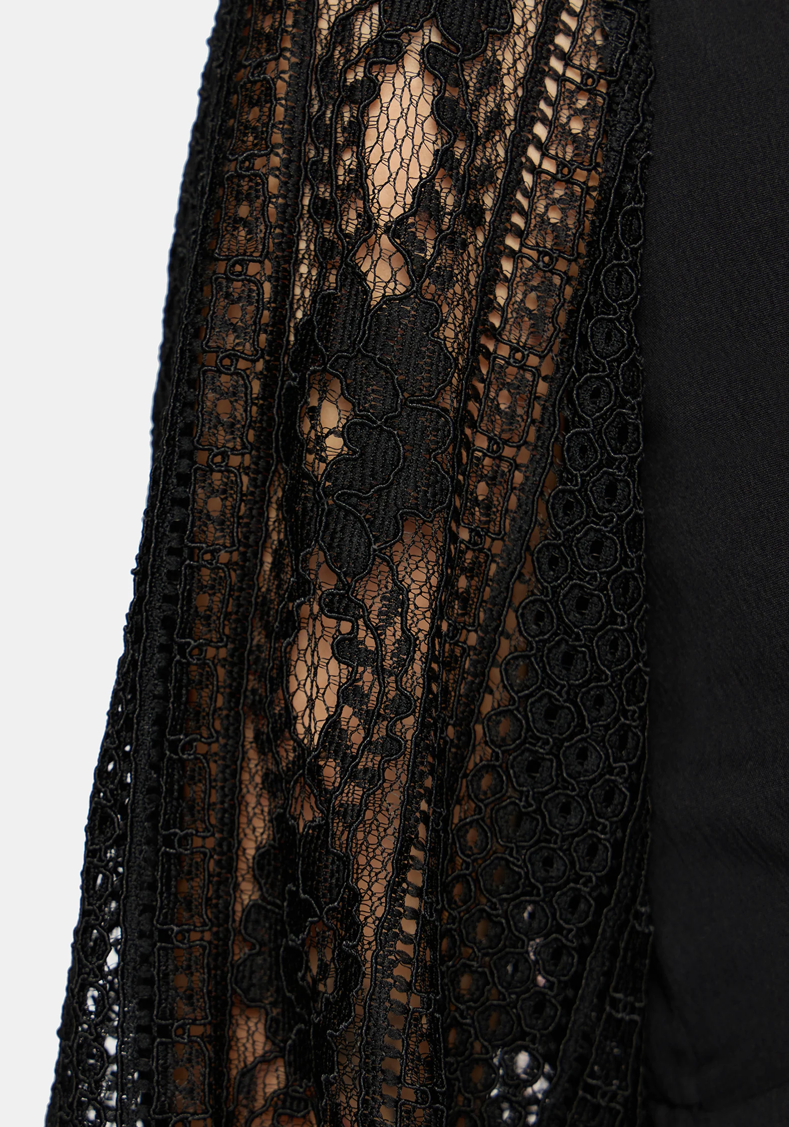 Covenant Lace Sleeve Button Up Midi Dress - Image 5