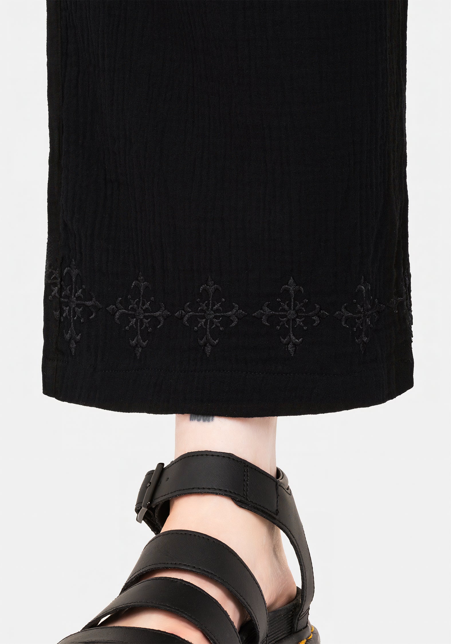 Damara Bestickt Baumwolle Culottes - Image 2