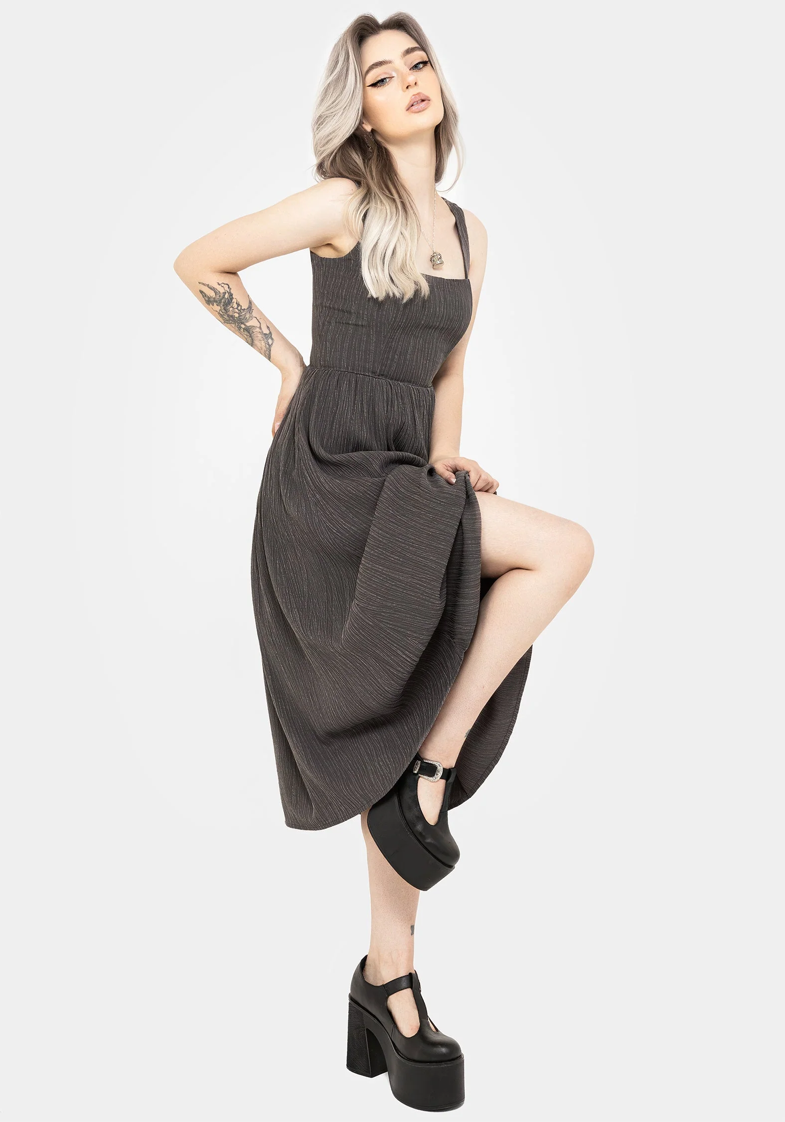 Darkside Korsett Midi Kleid - Image 4