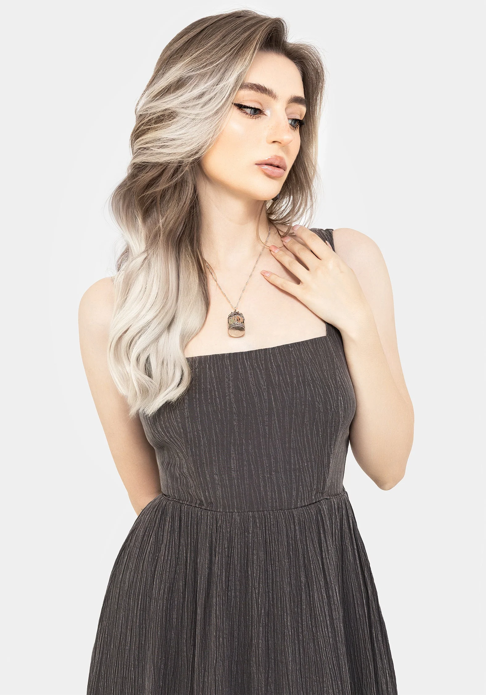 Darkside Korsett Midi Kleid - Image 5
