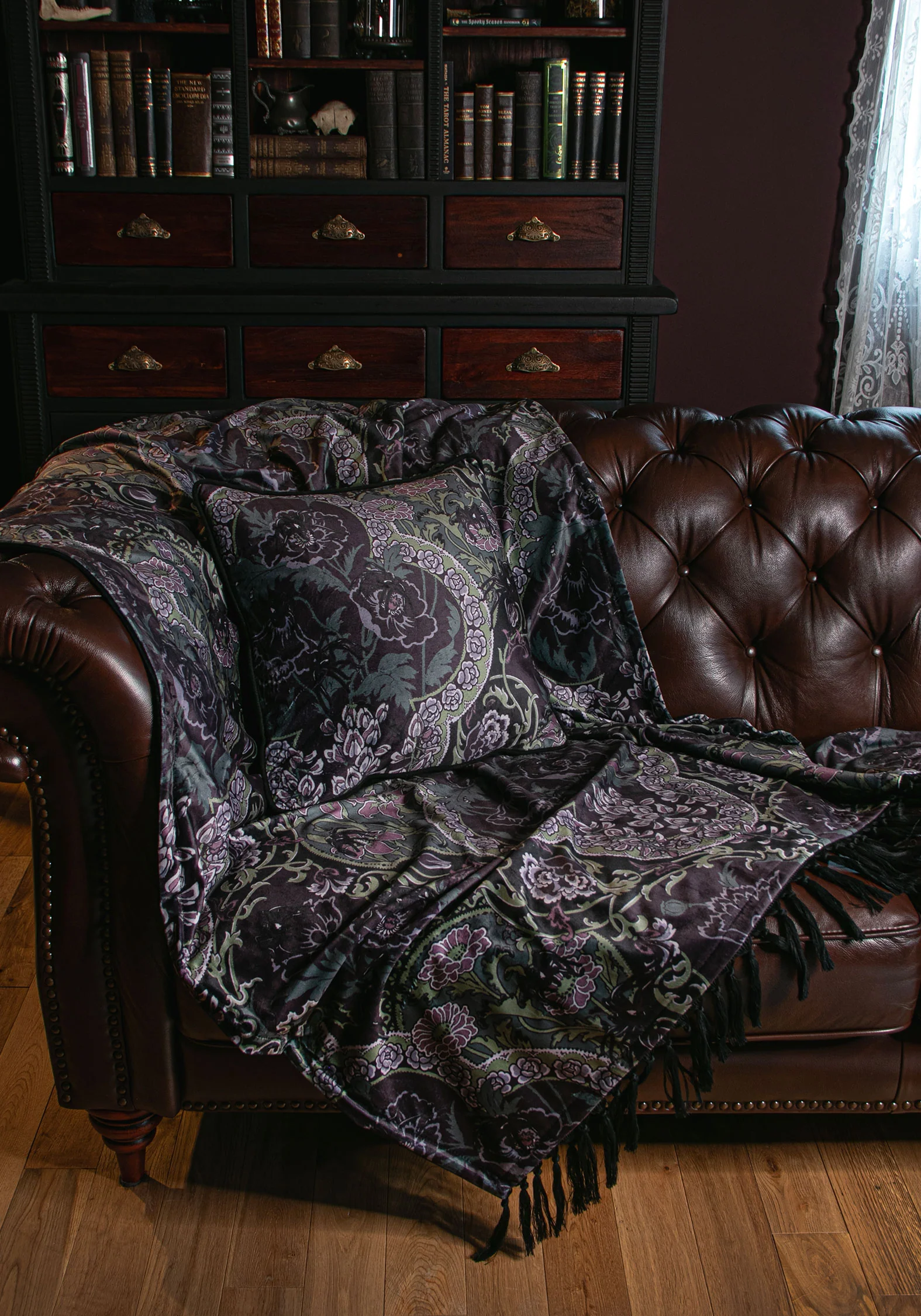 Effie Samt Tassel Decke - Image 2