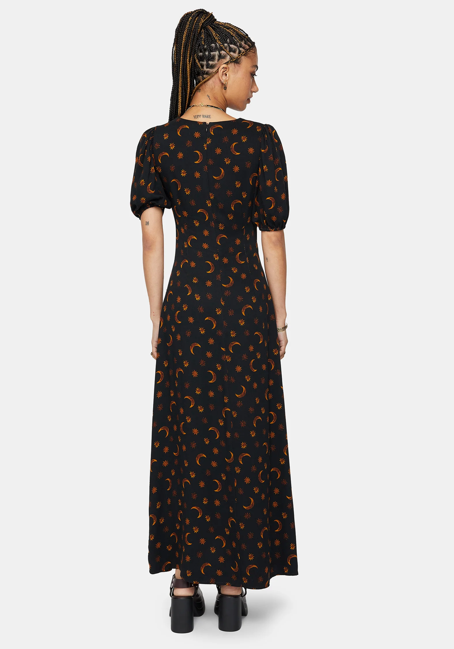 Elura Celestial Druck Midaxi Kleid - Image 3