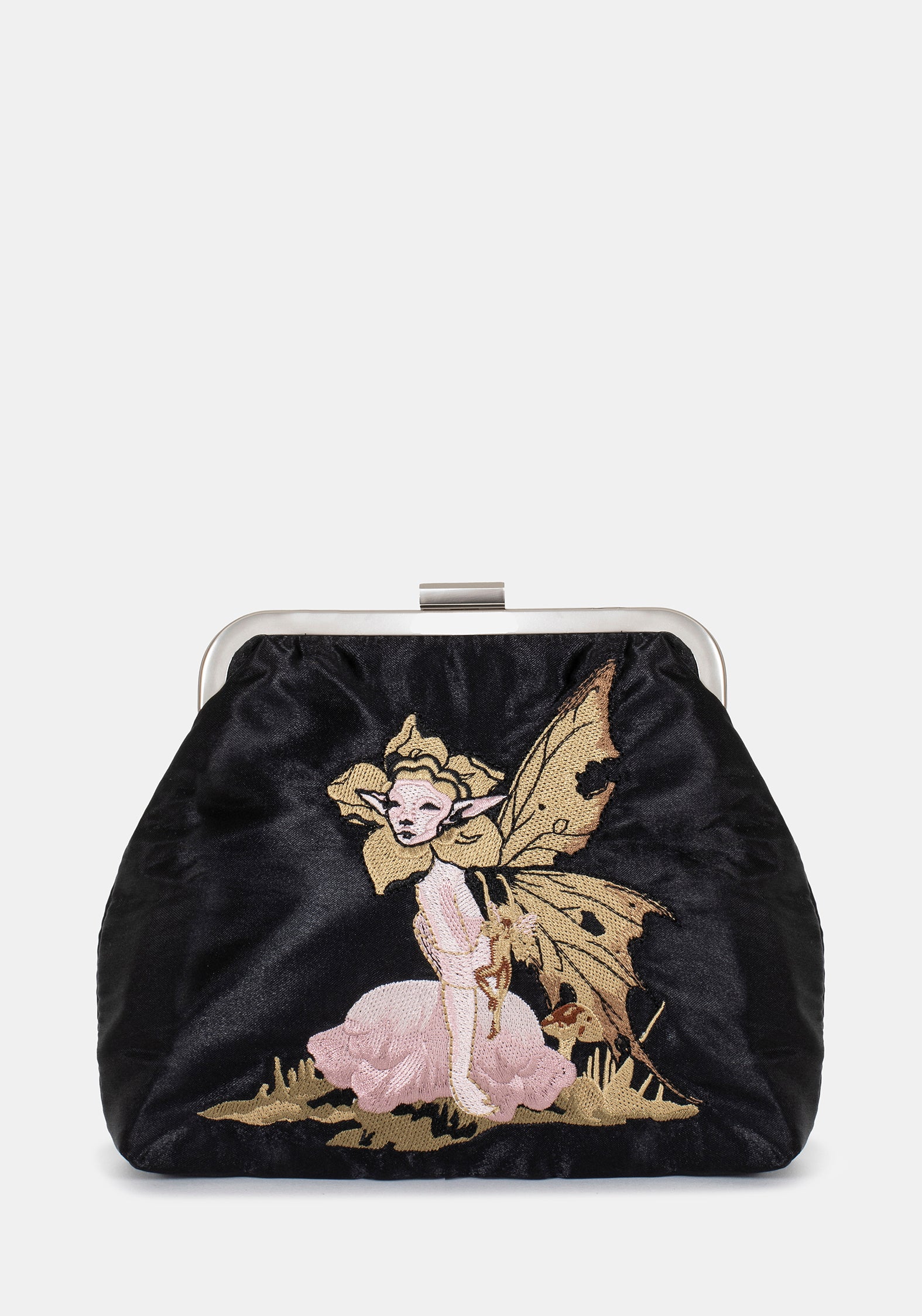 Faela Fairy Embroidered Satin Bag - Image 6