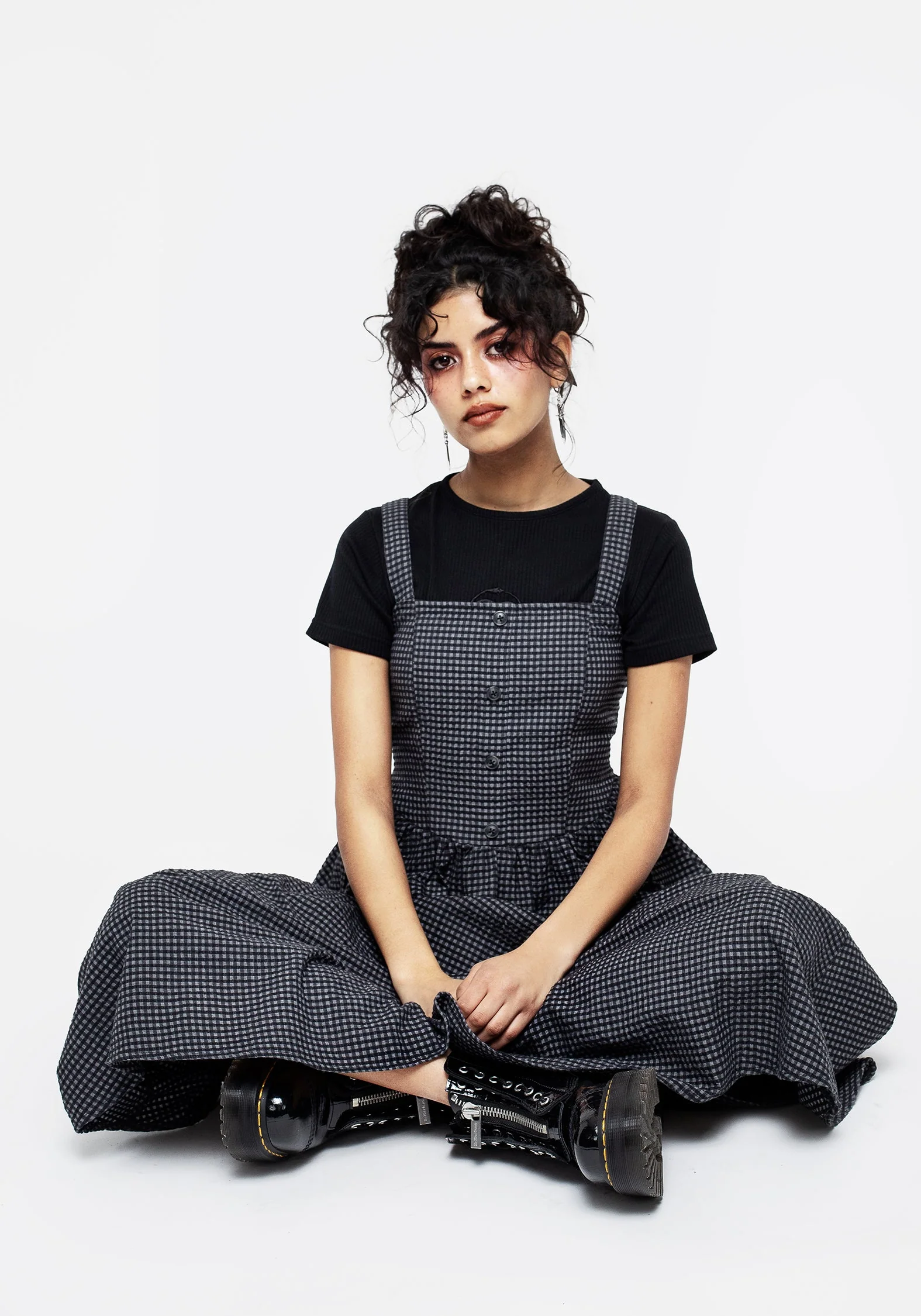 Faythe Schürze Midi Kleid - Image 5