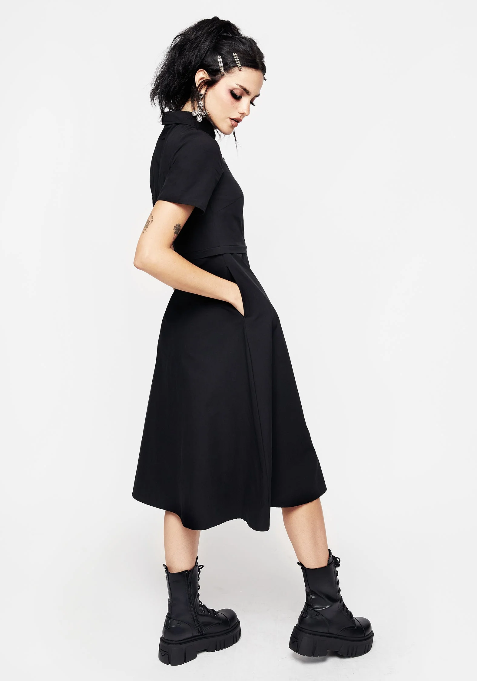 Fenrir Midi Hemd Kleid - Image 4