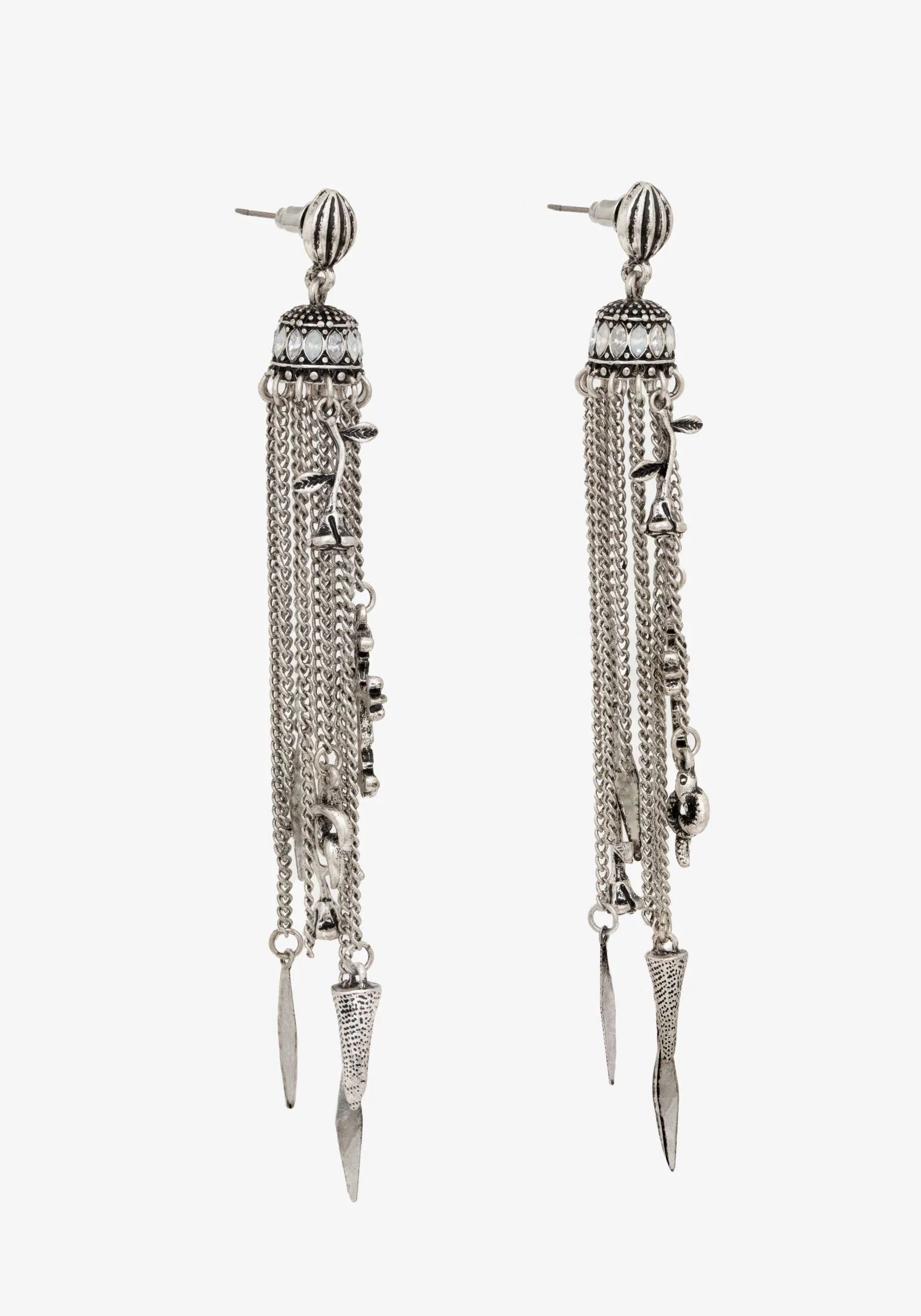 Flaren Charm Drop Earrings - Image 4