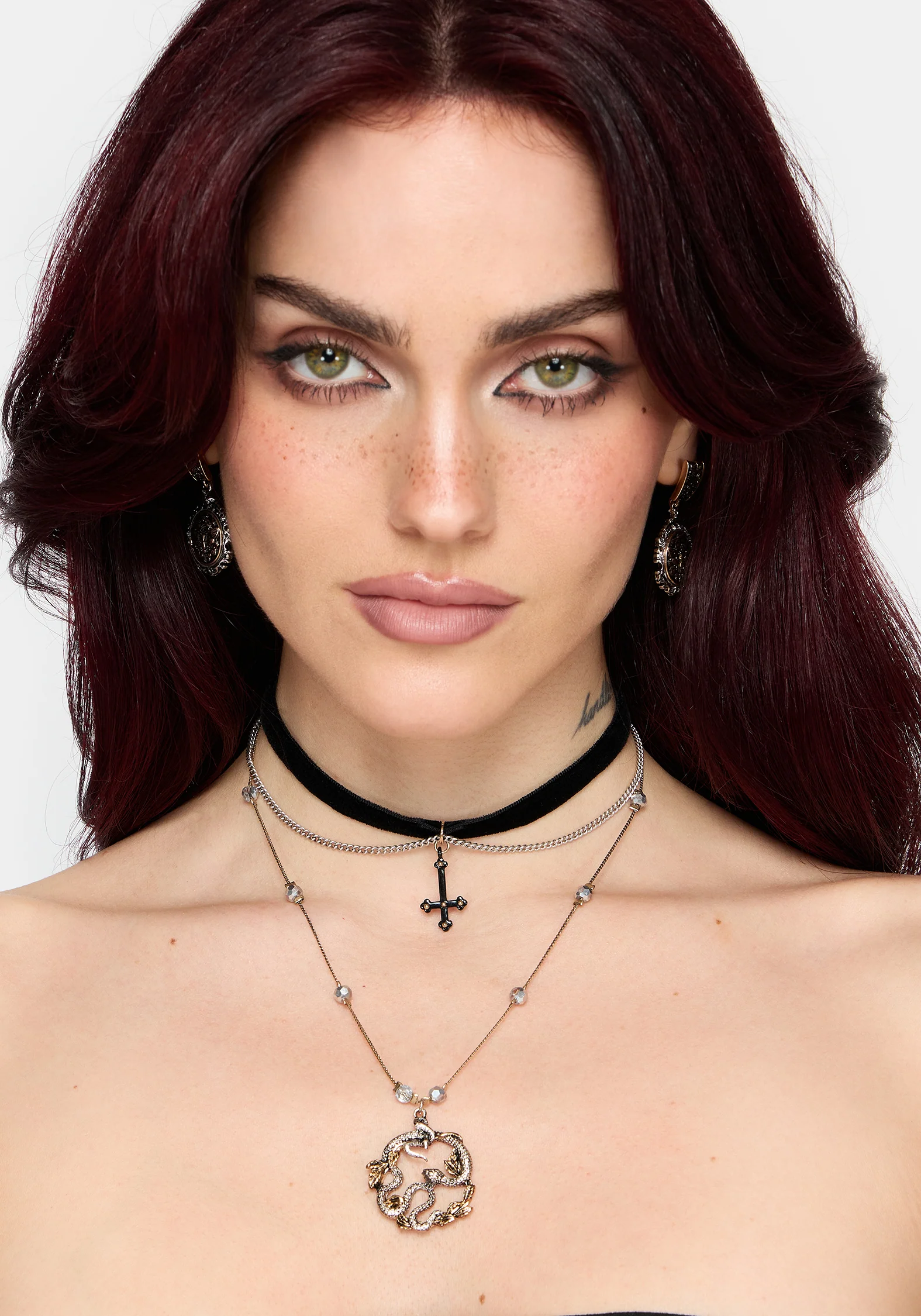 Gladdis Snake Choker Necklace - Image 5
