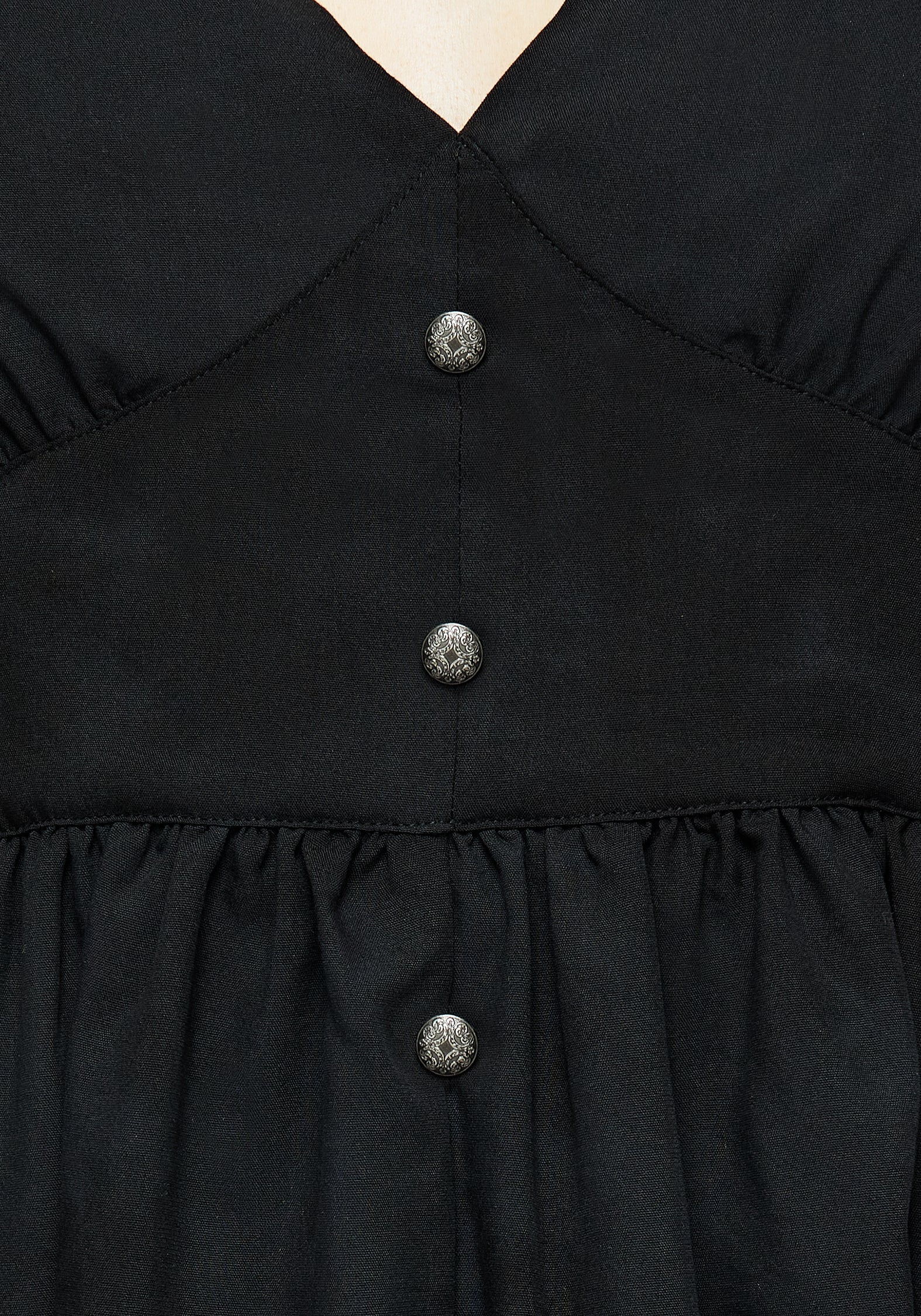 Gladys Knopf Vorderseite Midi Kleid - Image 2