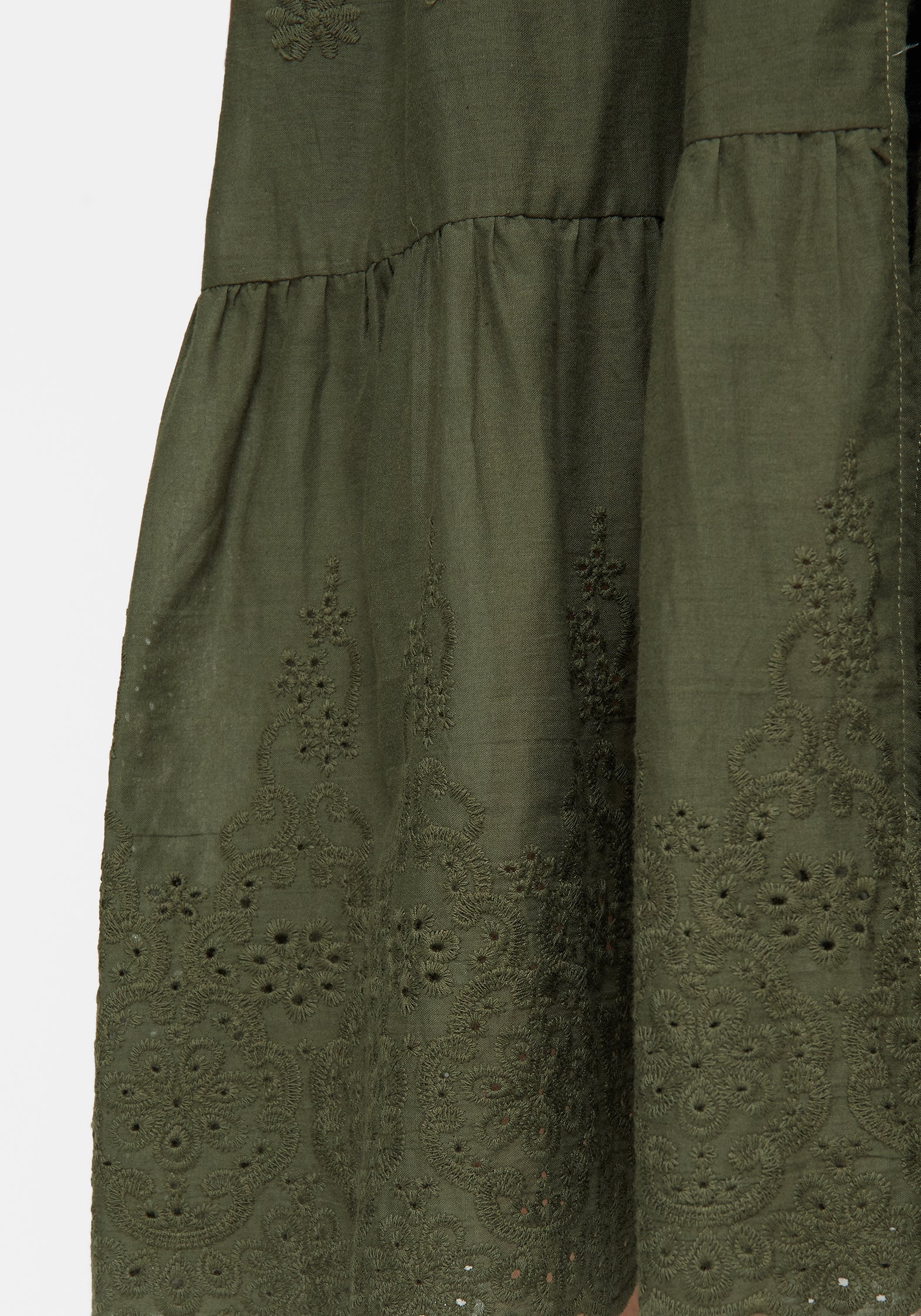 Gossamer Gestuft Überkleid - Grün - Image 5