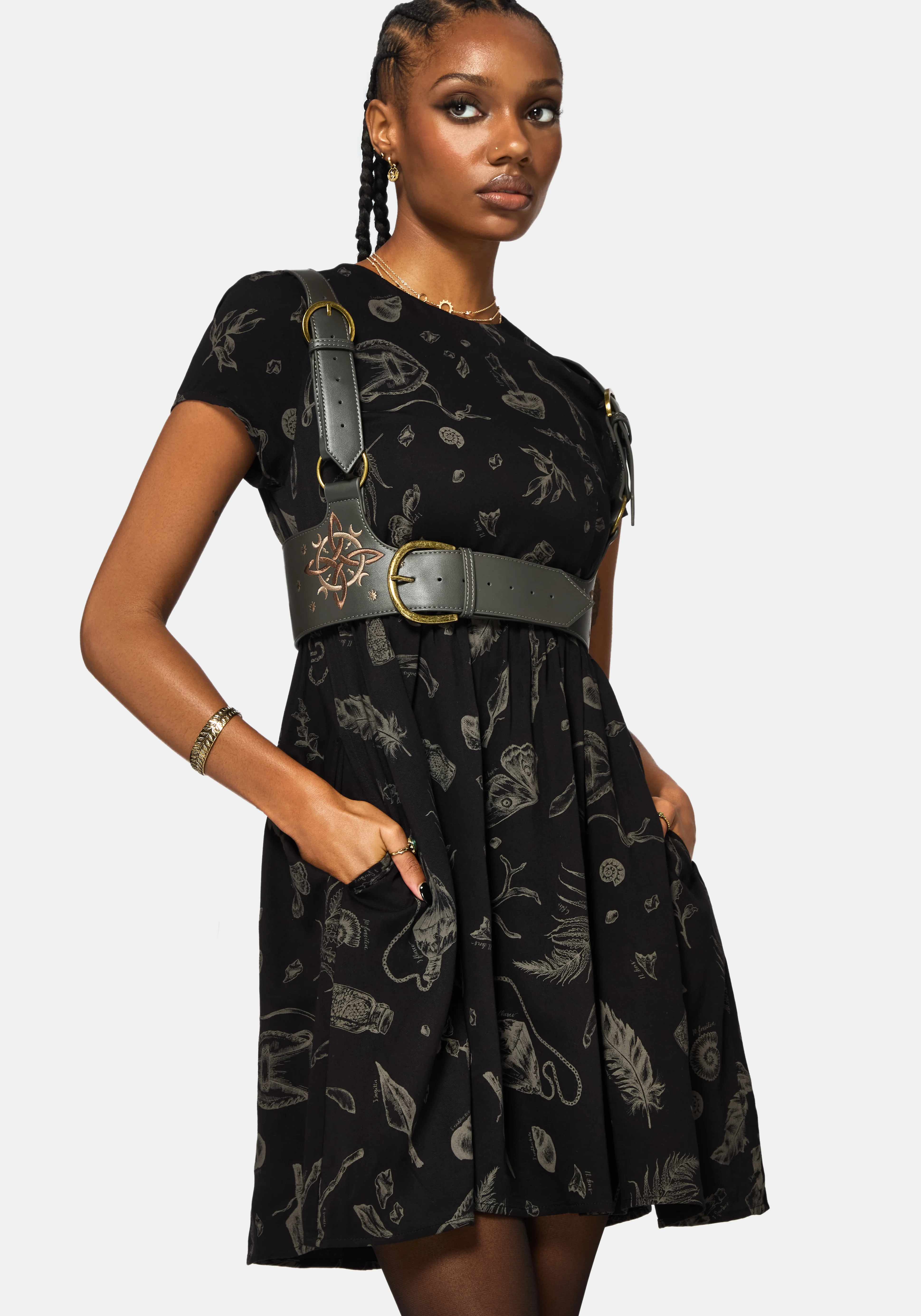 Helena Hochland Futtersuche Mini Skater Kleid - Image 5