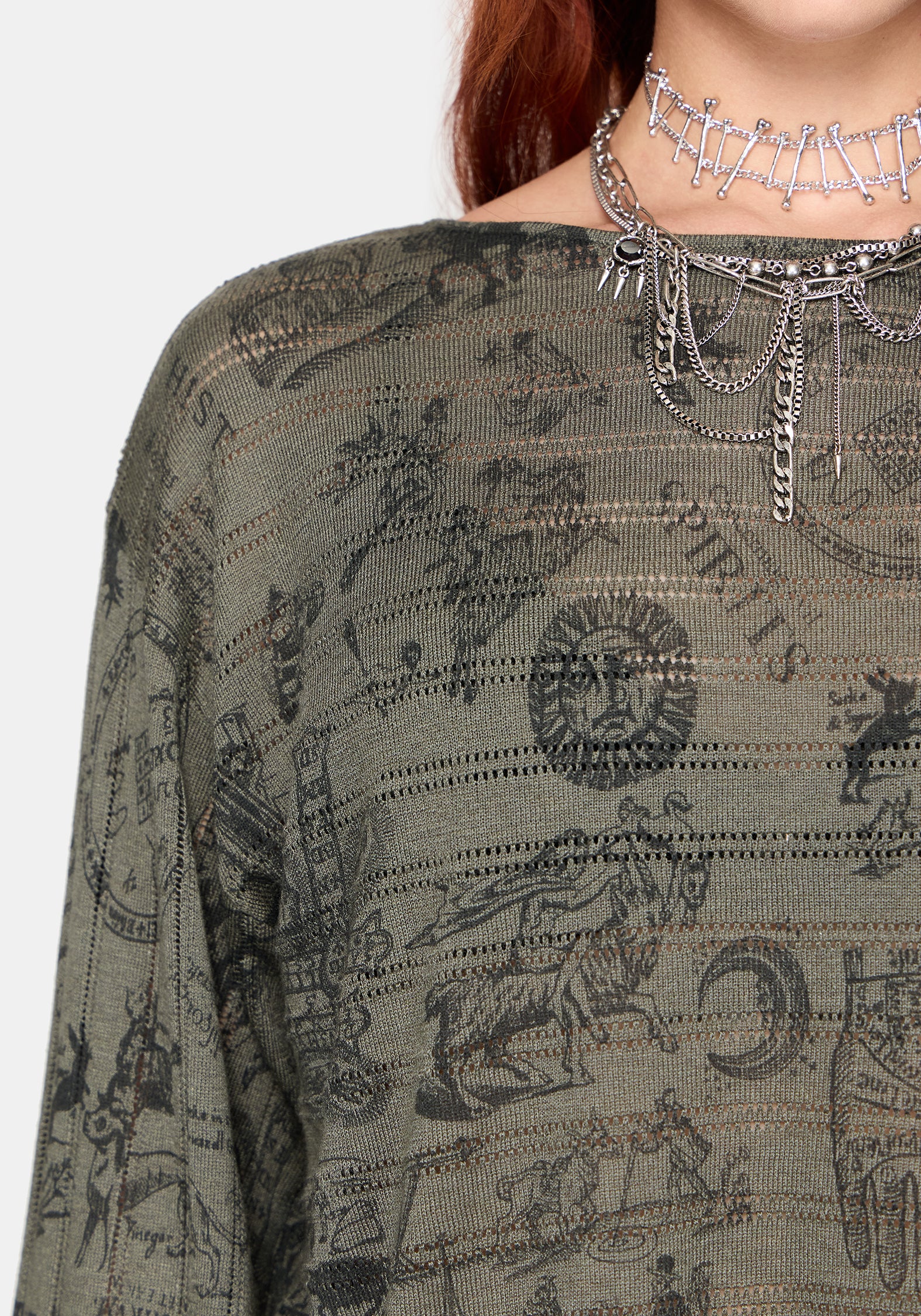 Heresy Ladder Stitch Jumper - Image 4