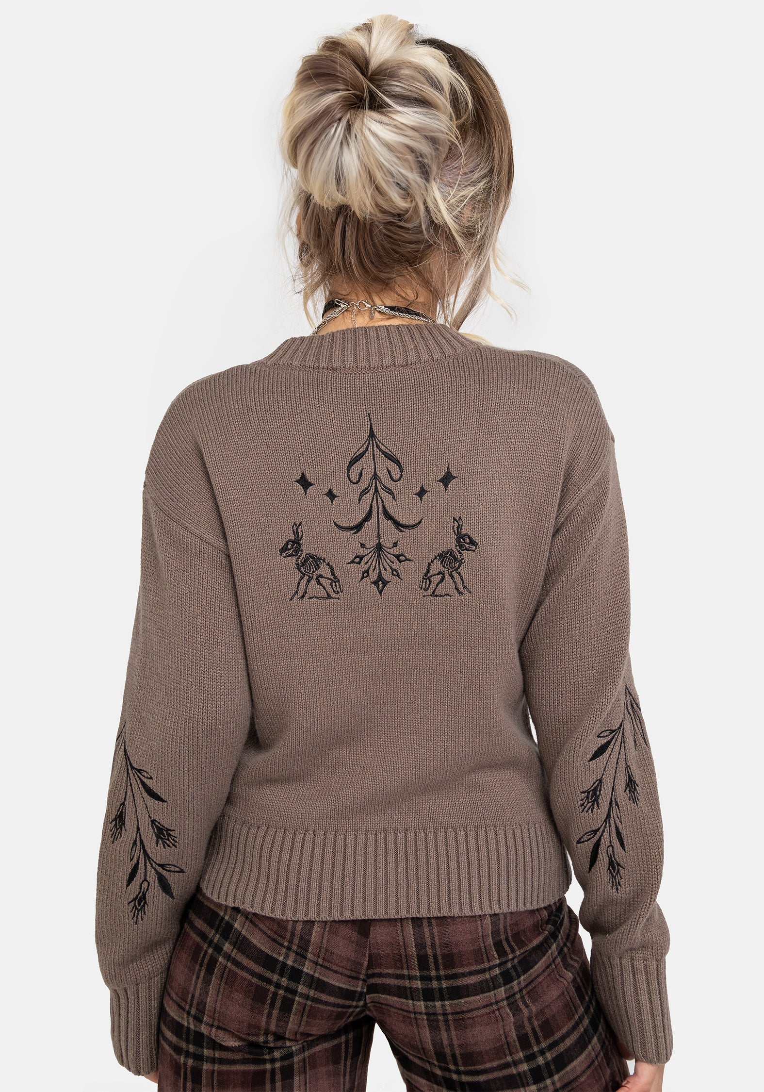 Hester Bestickt Gestrickt Cardigan - Image 3