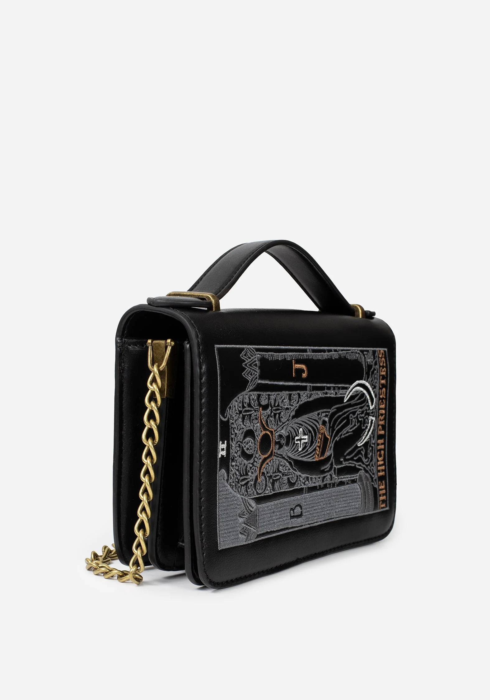 Hoch Priesterin Bestickt Crossbody Clutch Tasche - Image 5
