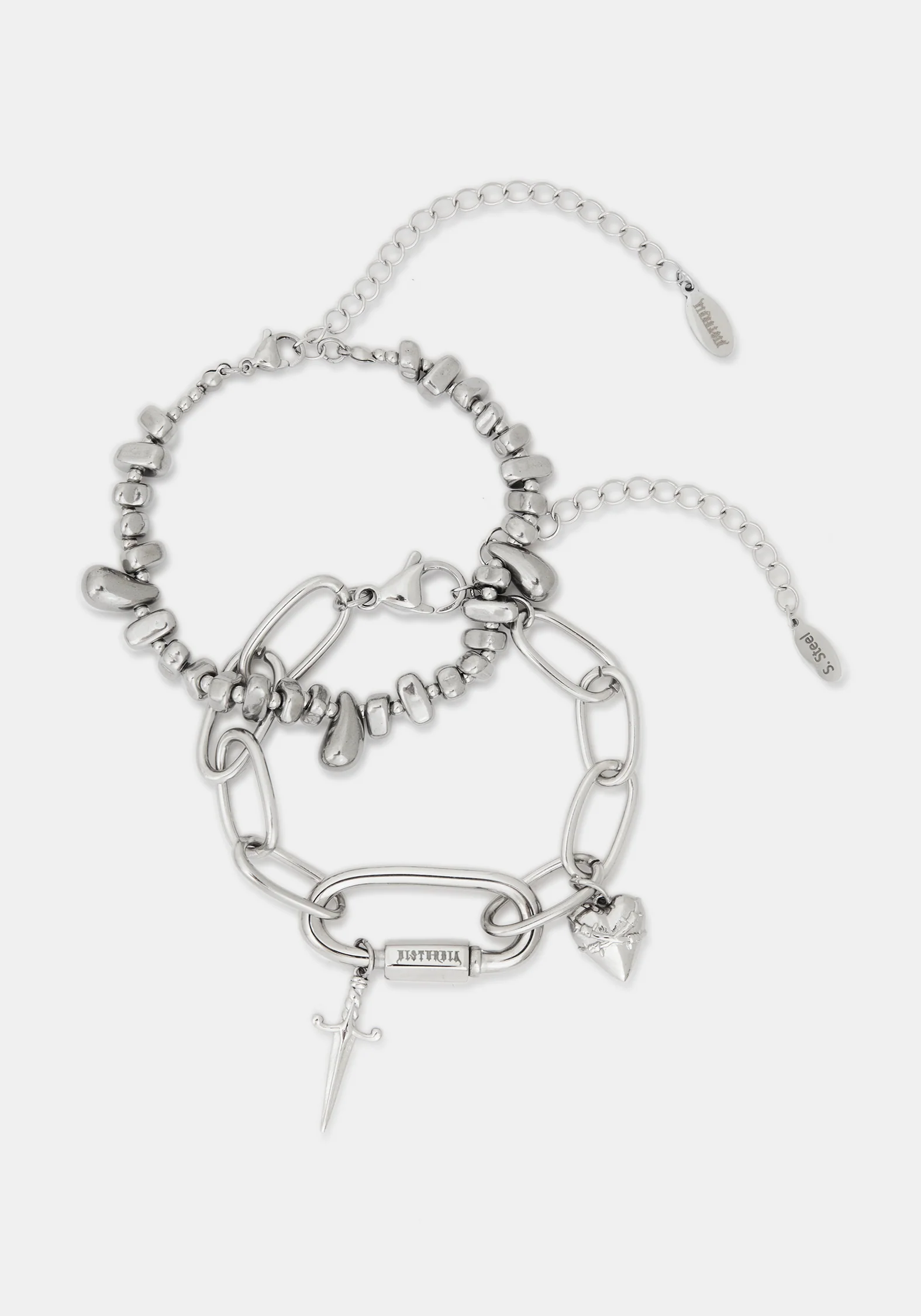 Hurnix Dagger Heart Stainless Steel Bracelet - Image 4