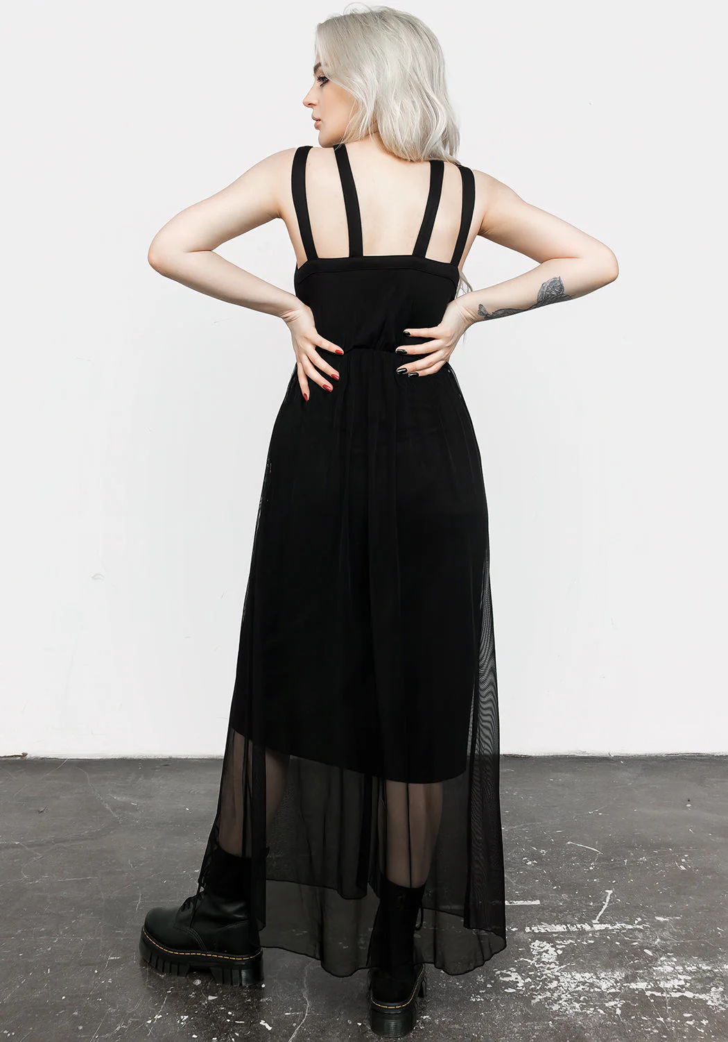 Incantation Mesh Maxi Kleid - Image 4