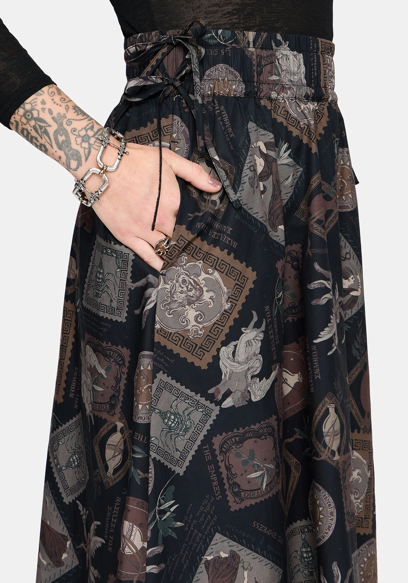 Kleo Relics Print Midaxi Skirt - Image 2
