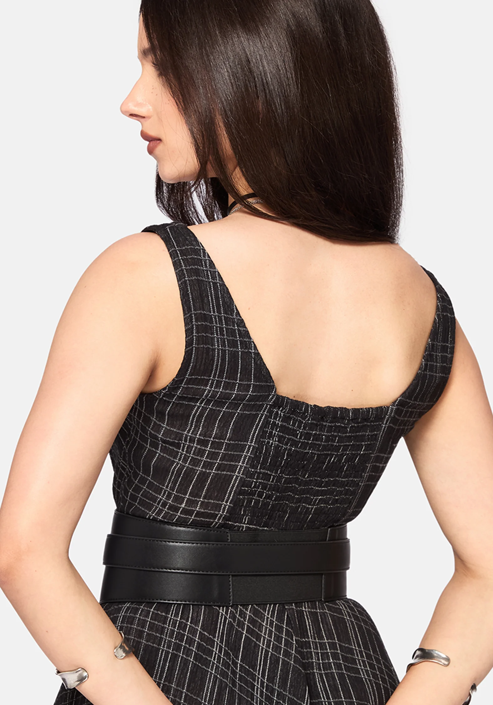 Lancet Buckle Pointed Waist Belt - Image 4