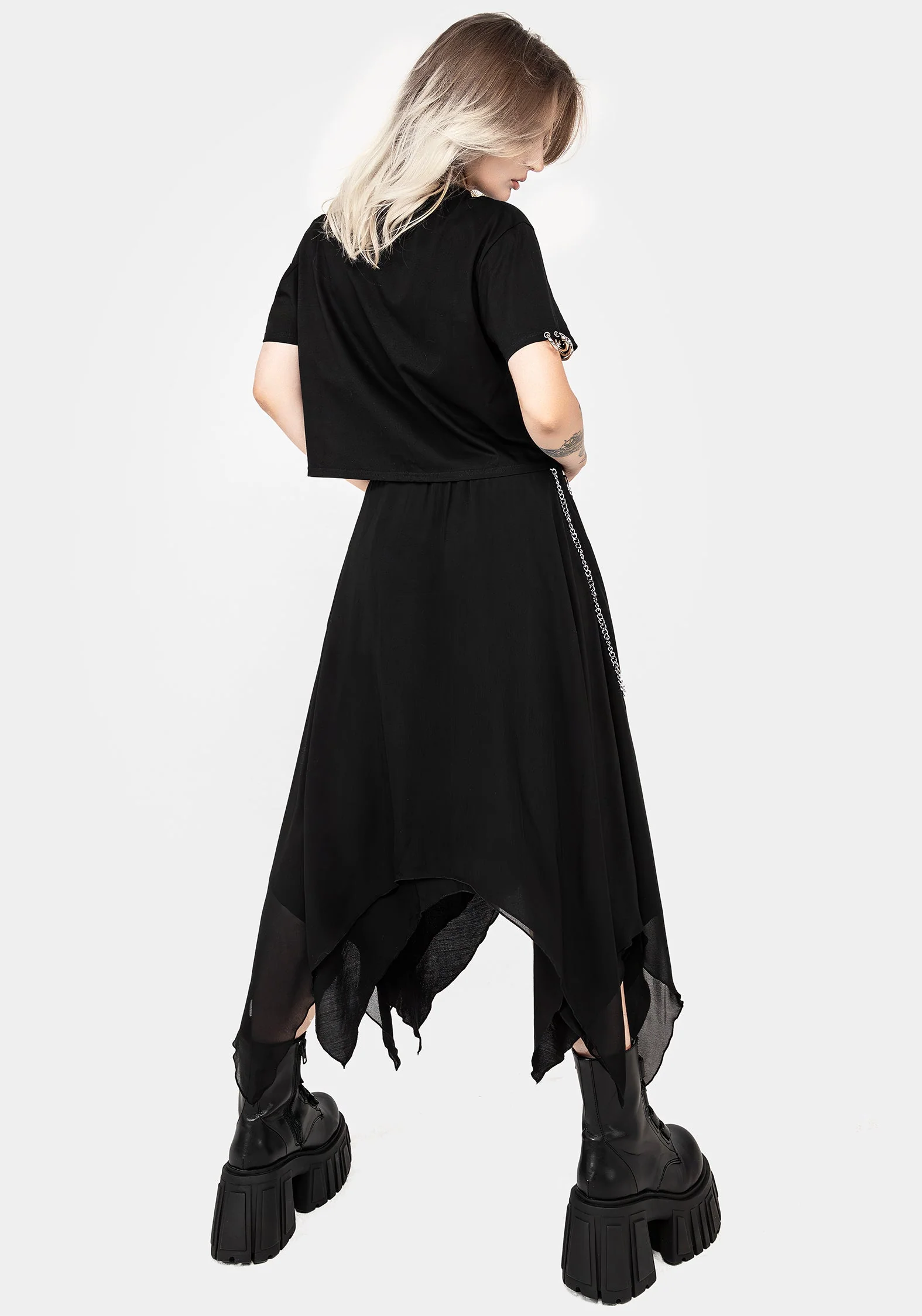 Levitate Kette Detail Midi Rock - Image 3