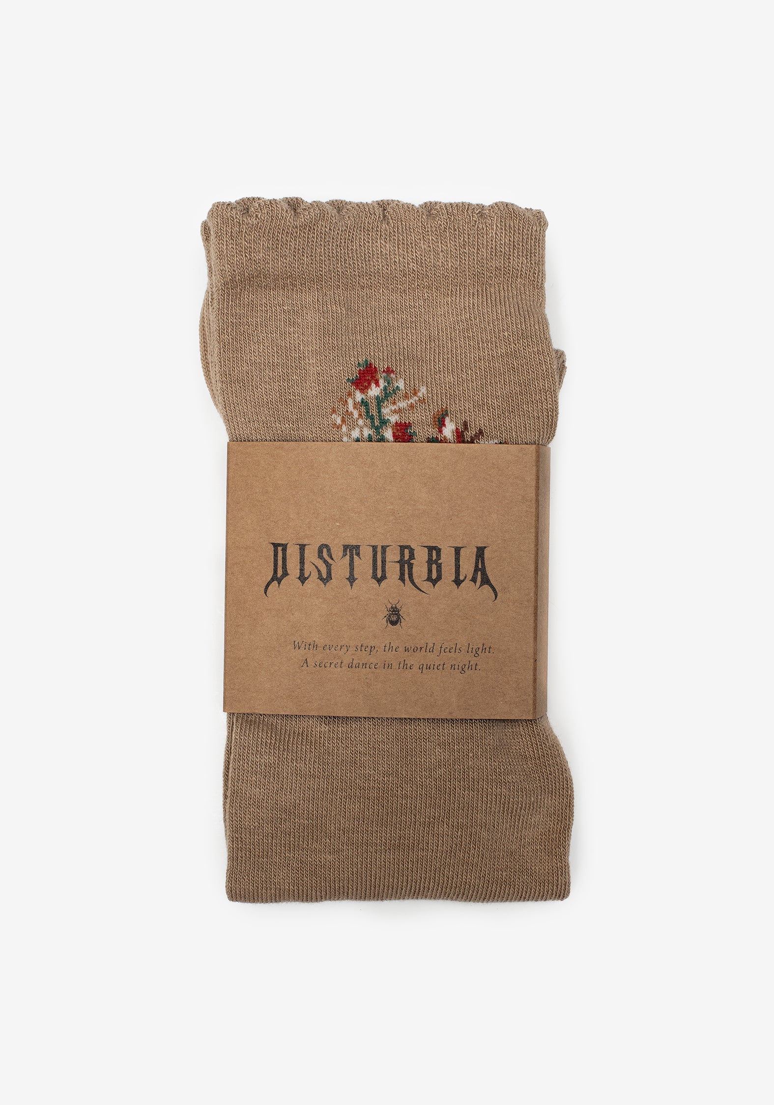 Lilia Bestickt Blumenmuster Socken - Image 6