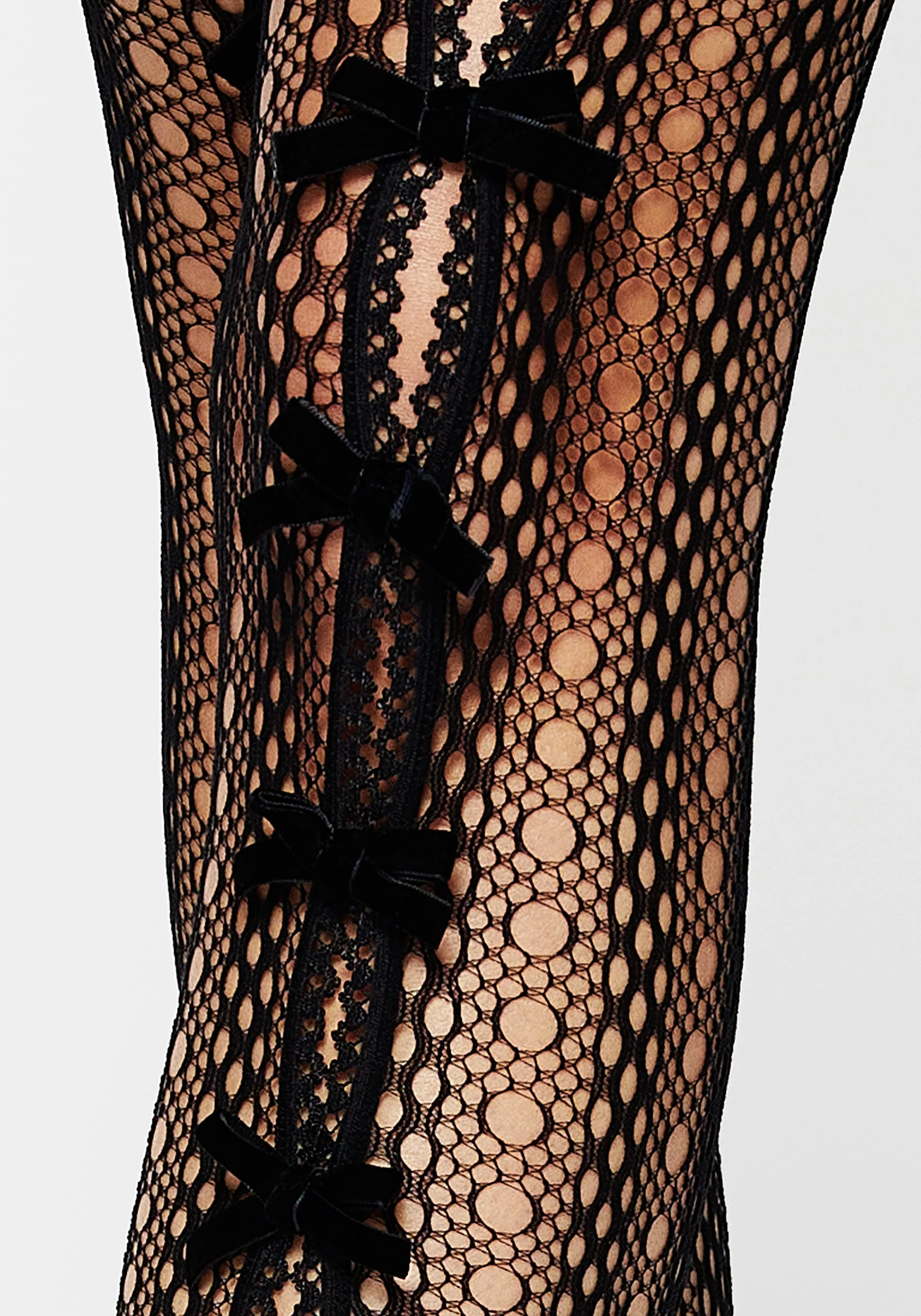 Love Schleife Schnitt Raus Strumpfhosen - Image 2