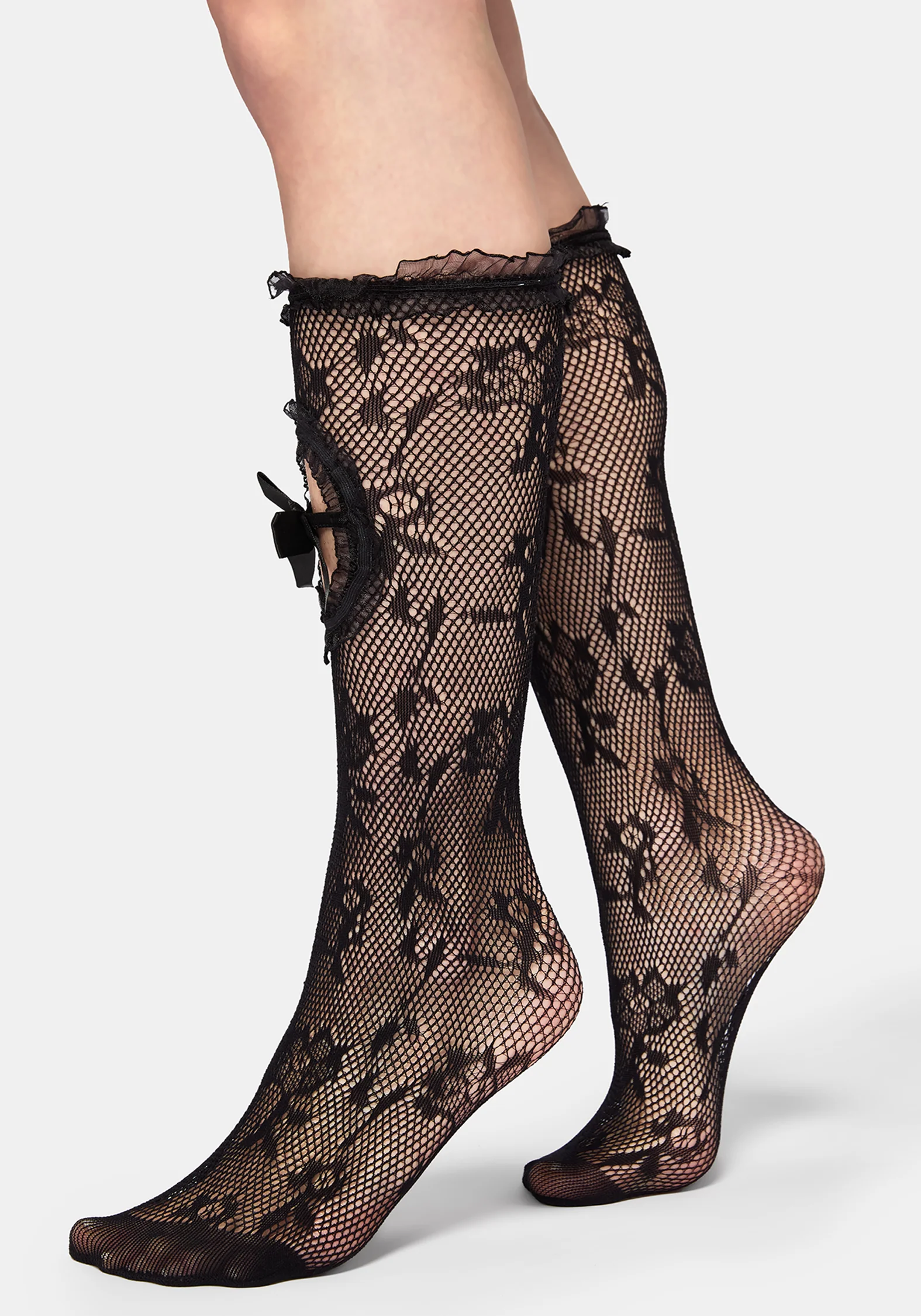 Luliya Lace Portrait Socks - Image 6