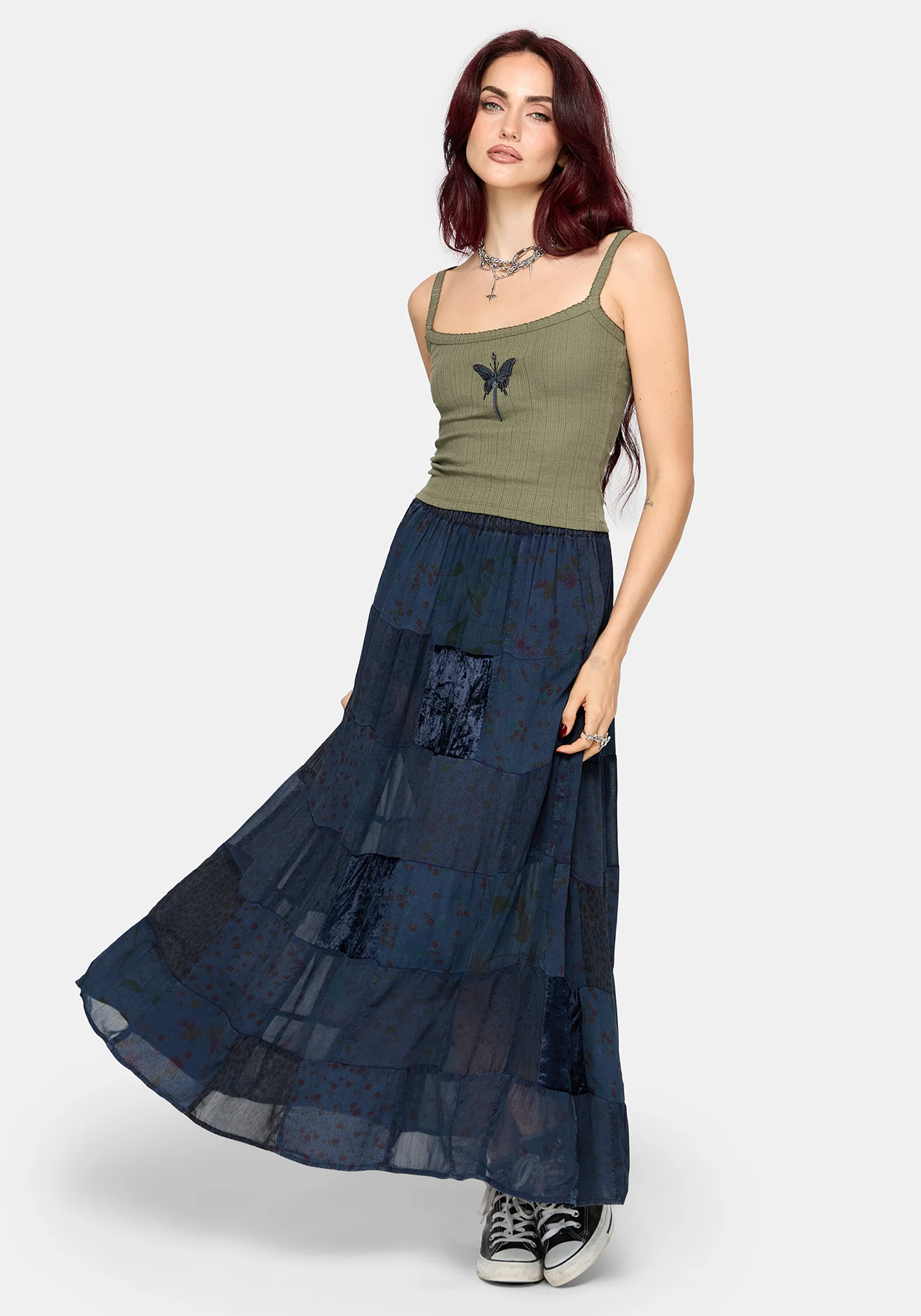 Lunar Sword Embroidered Pointelle Cami - Image 2