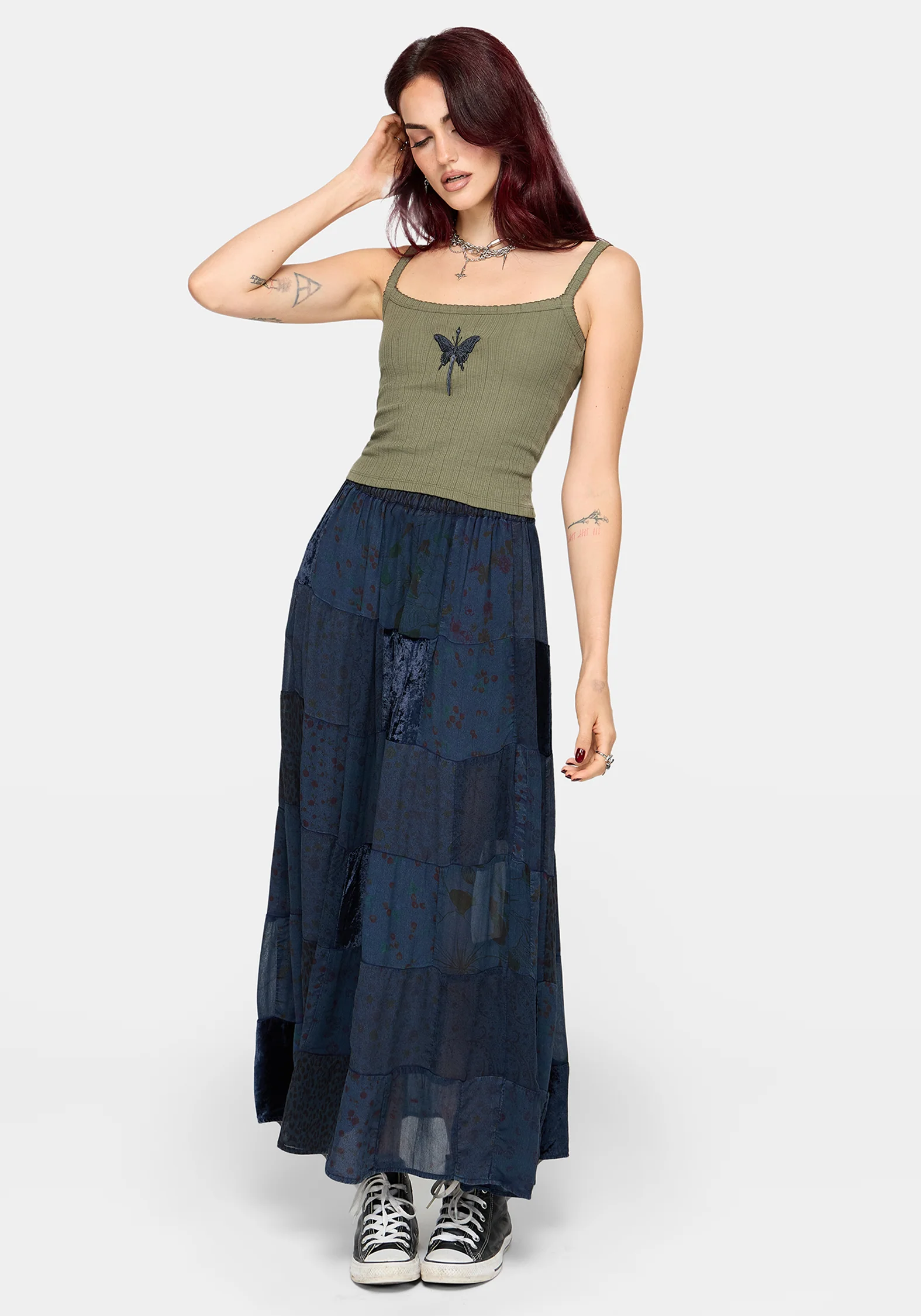 Lunar Sword Embroidered Pointelle Cami - Image 6