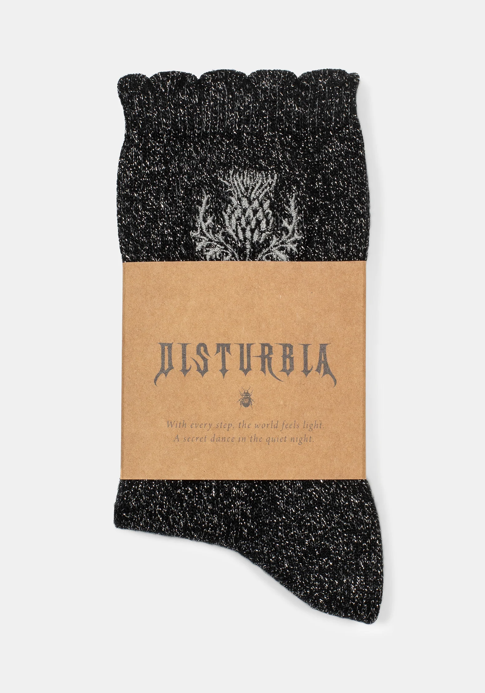 Lurex Thistle Bestickt Socken - Image 3