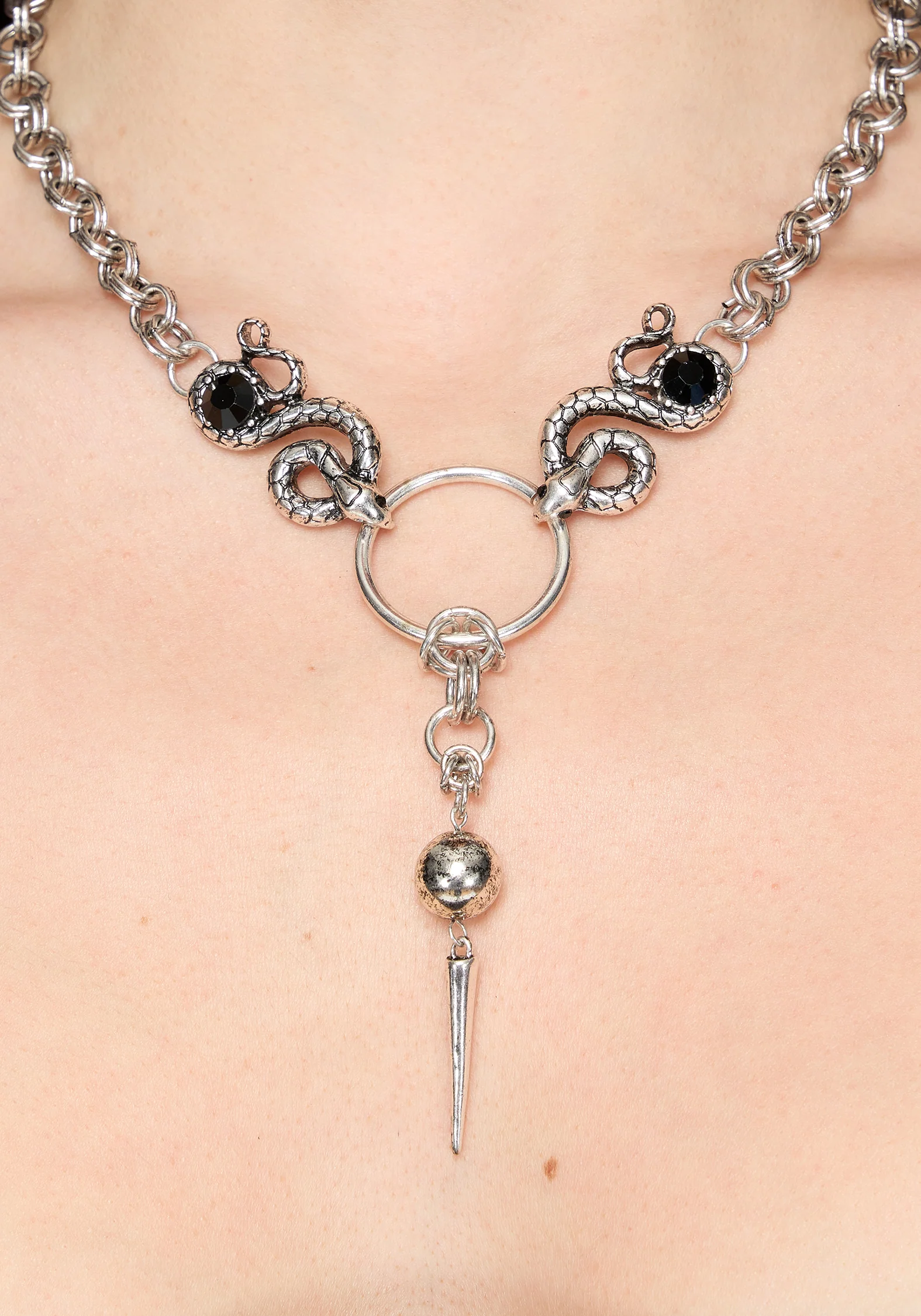Marma Snake Spike Chain Necklace - Image 5