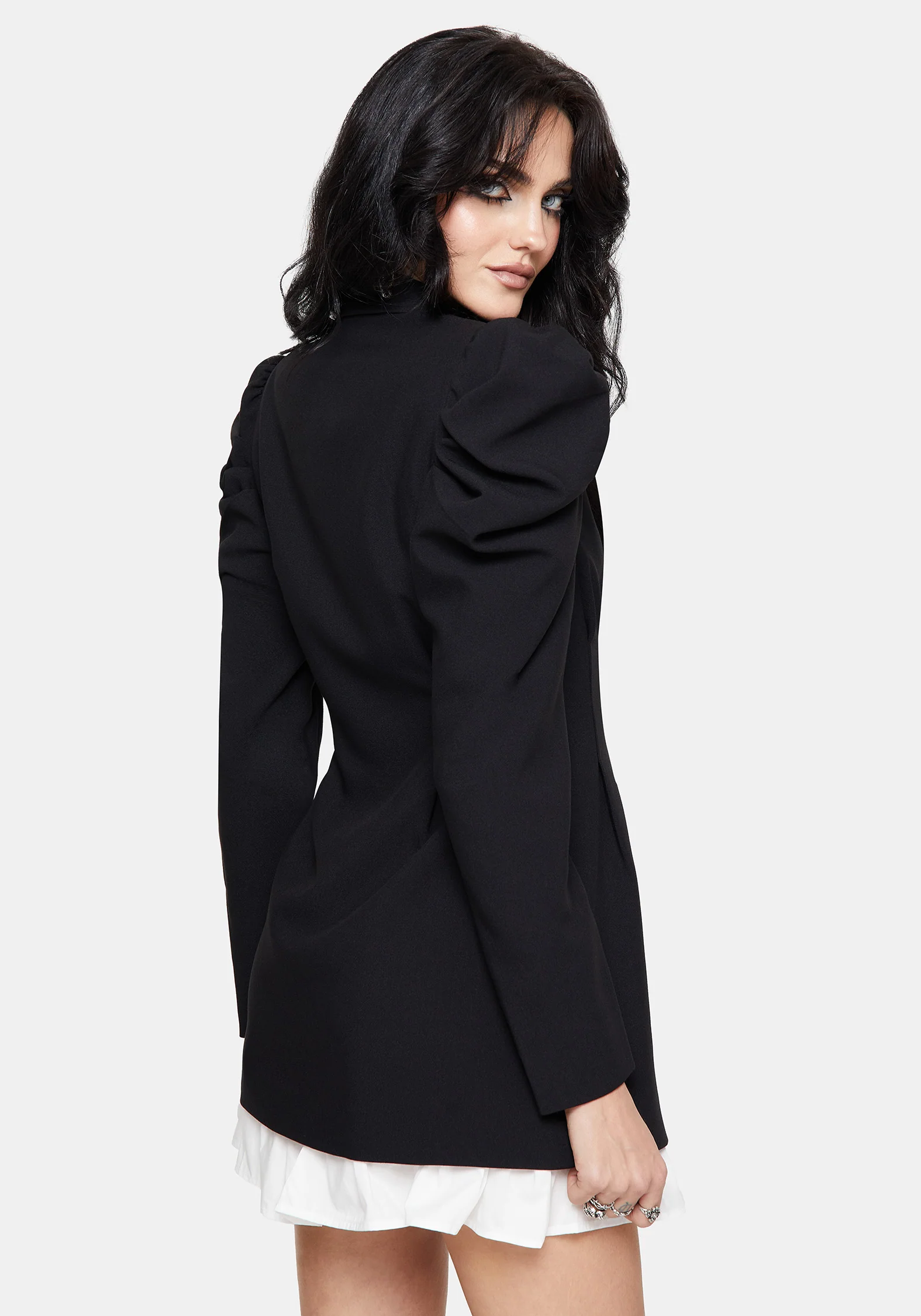 Maura Massgeschneidert Doppelt Gelagert Blazer Kleid - Image 3