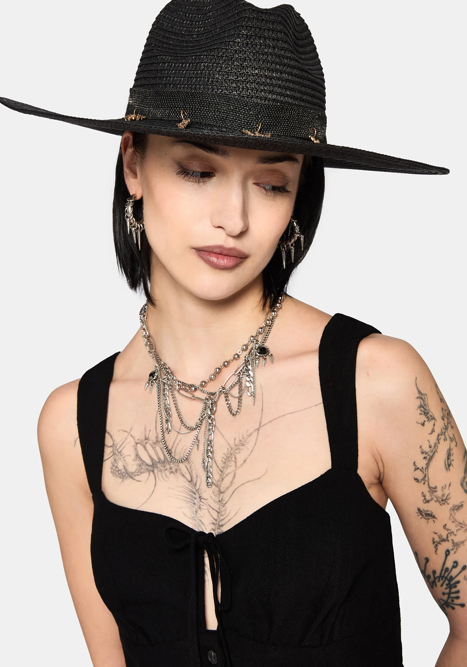 Maypole Fairy Wide Brim Straw Hat - Image 2
