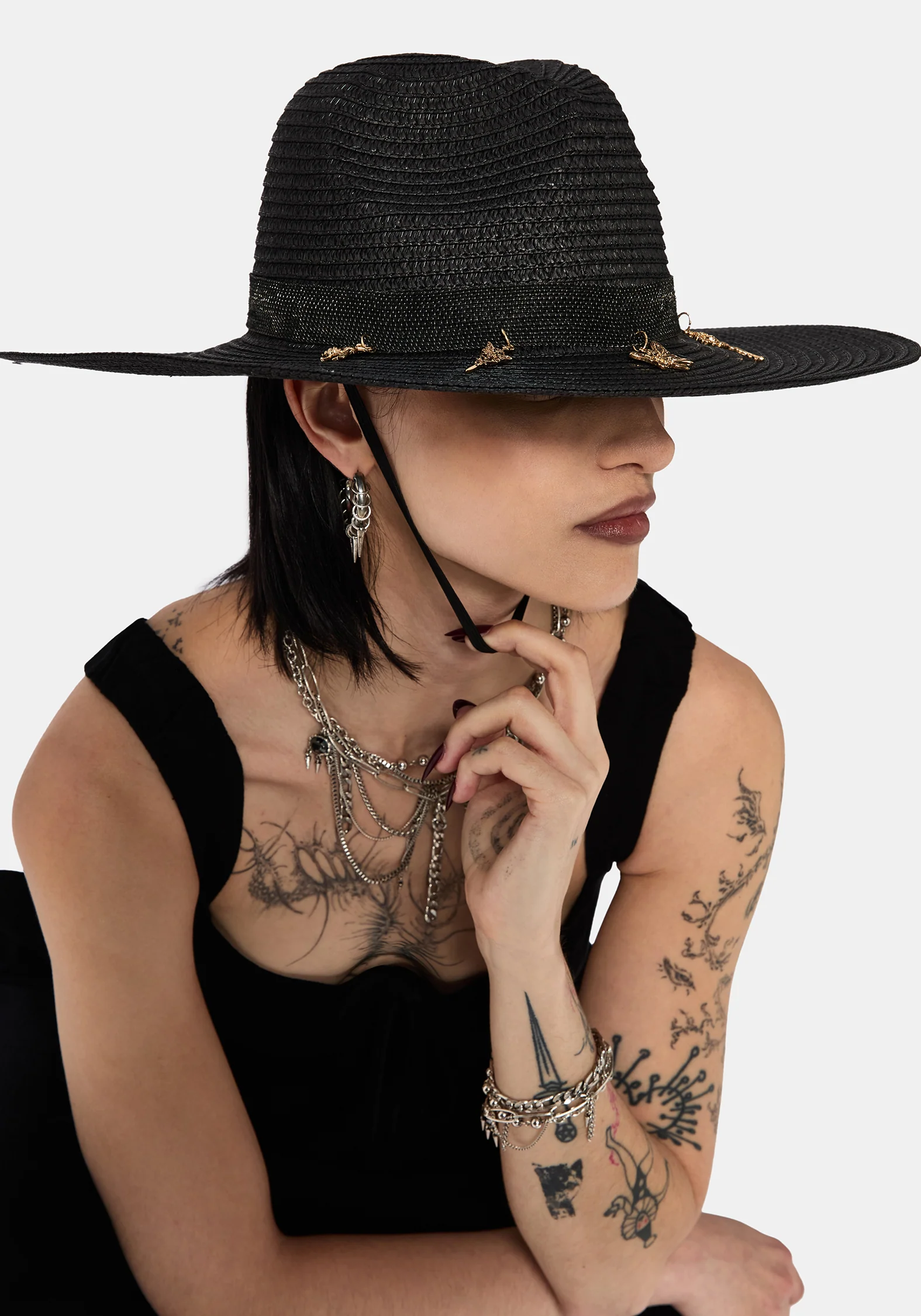 Maypole Fairy Wide Brim Straw Hat - Image 7
