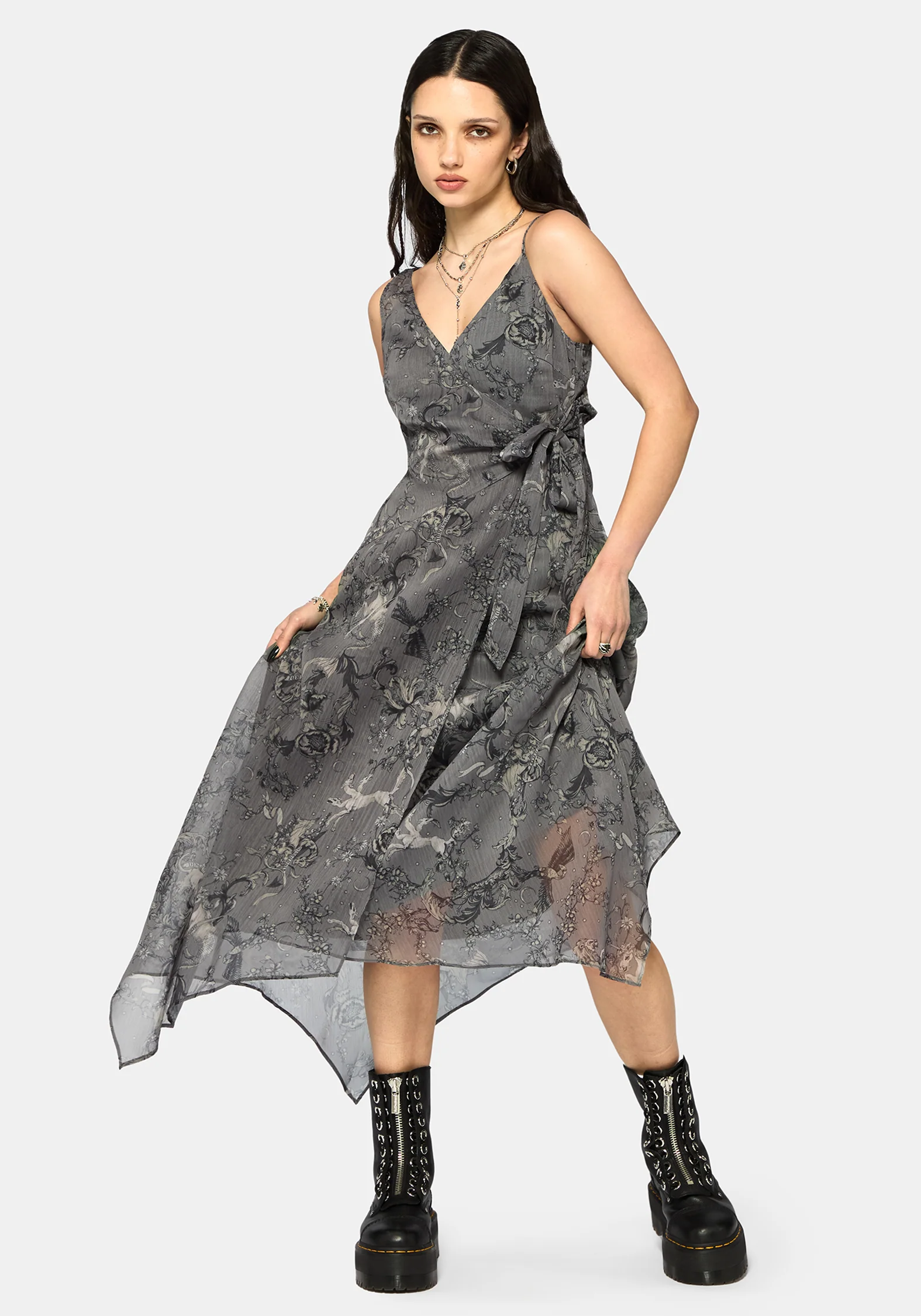 Merunicorn Enchanted Wald Midaxi Kleid - Image 4