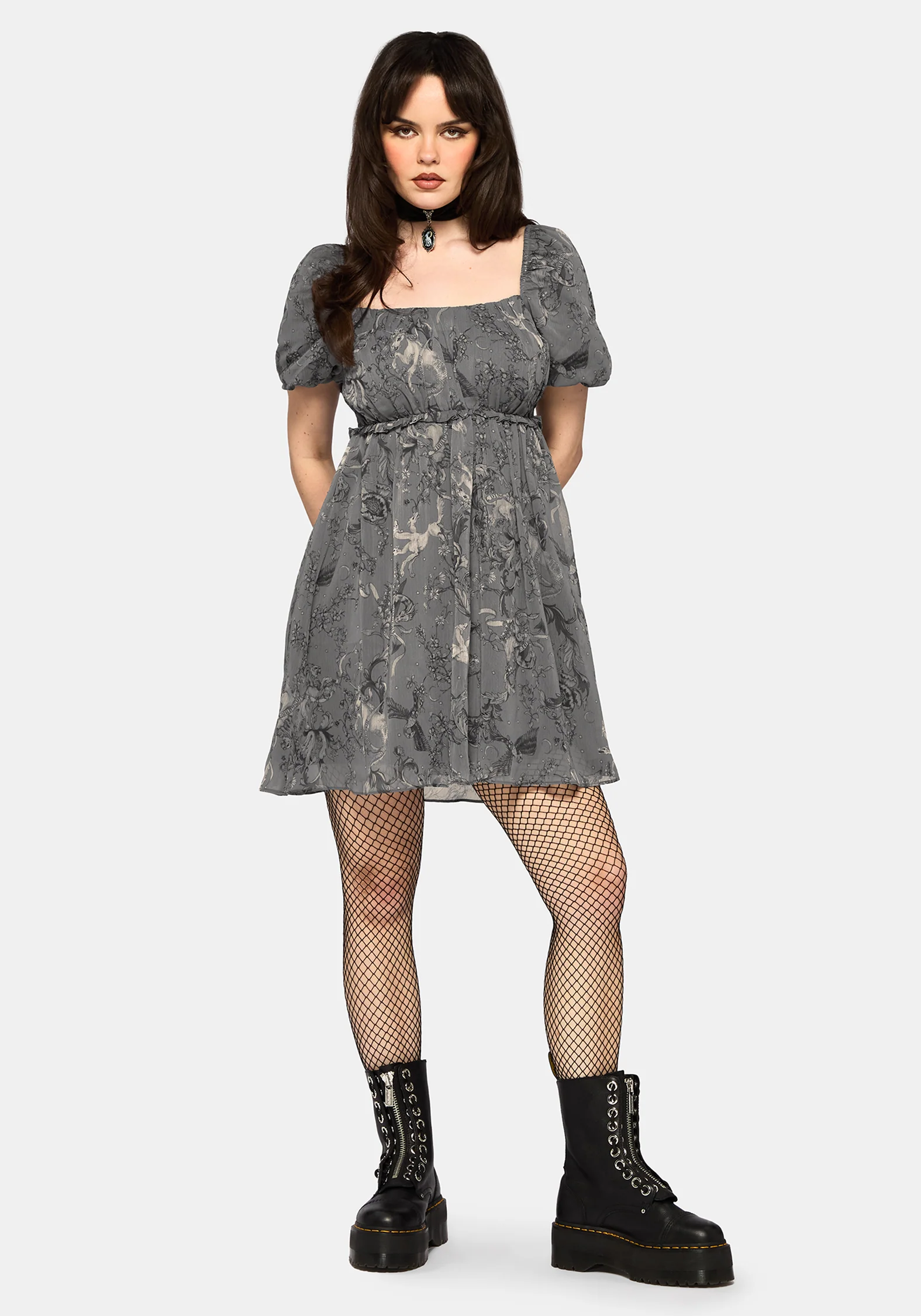 Merunicorn Enchanted Wald Mini Kleid - Image 6