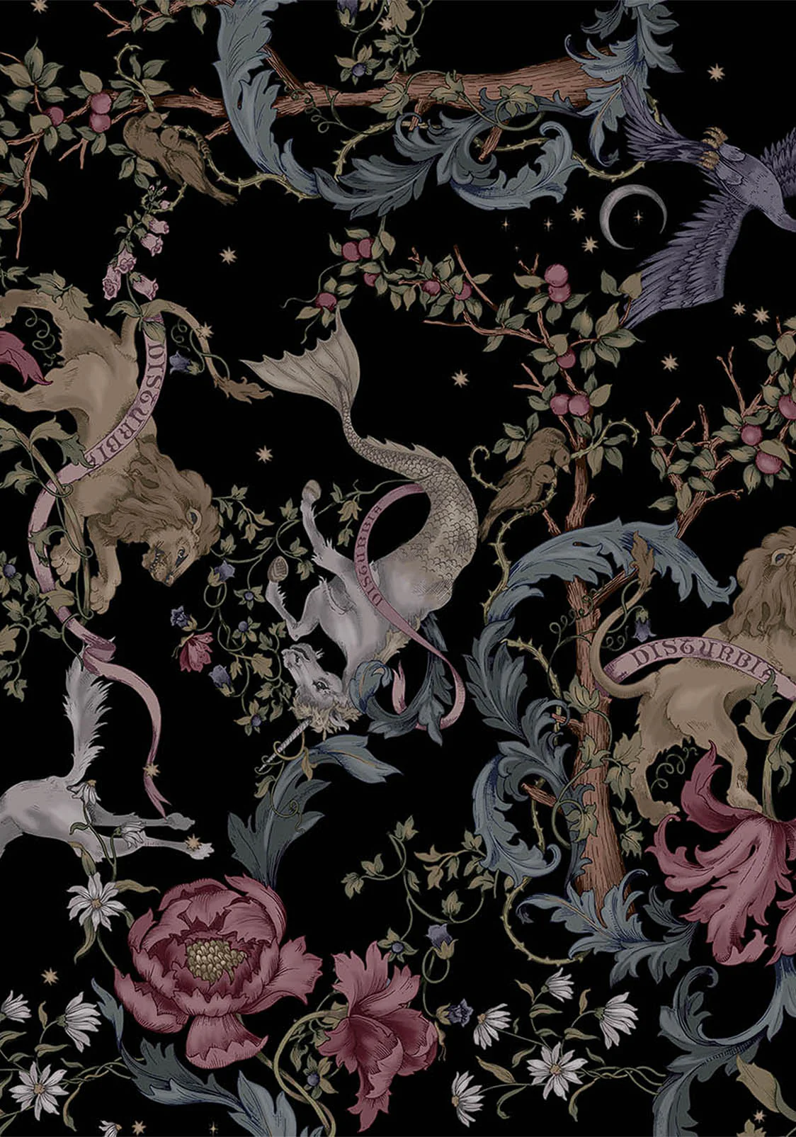 Merunicorn Enchanted Wald Druck Gerafft Korsett Top - Image 7