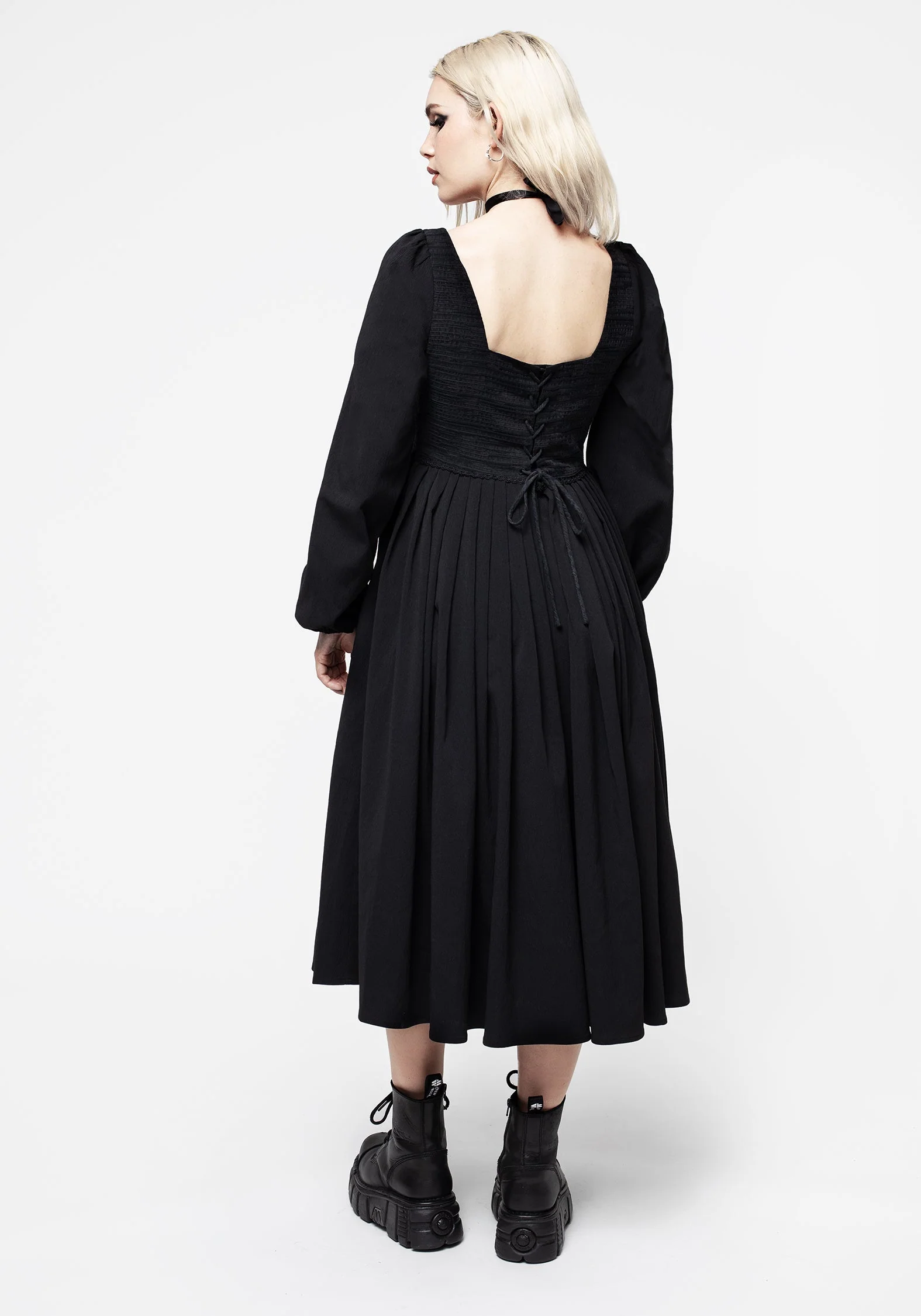 Mina Korsett Midi Kleid - Image 3